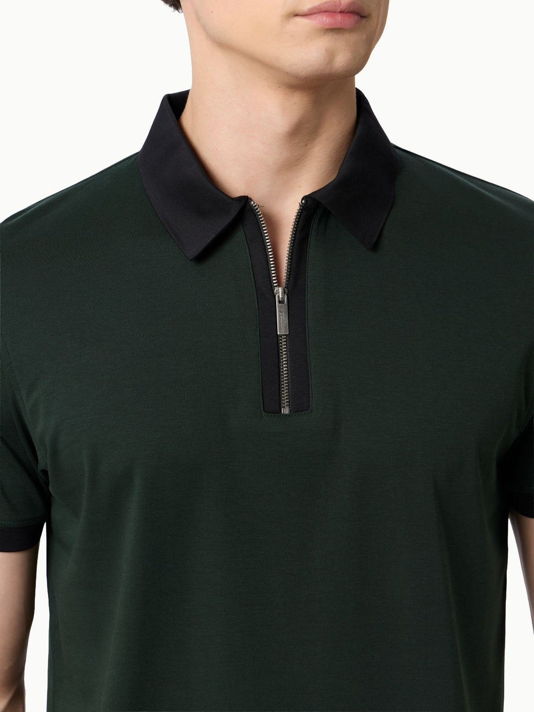 Imperial Zipper Polo Green