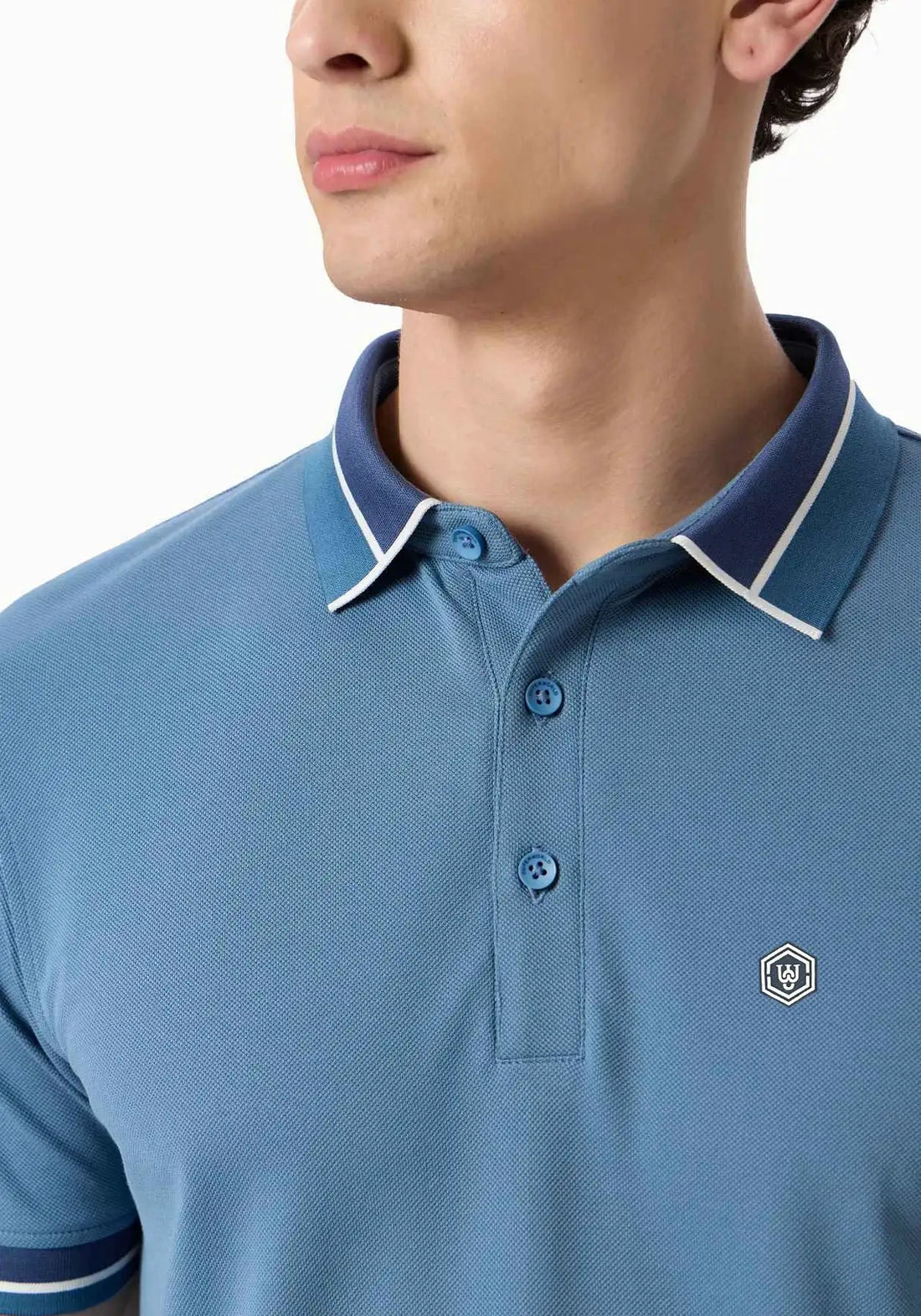 MAJE POLO AMBER BLUE