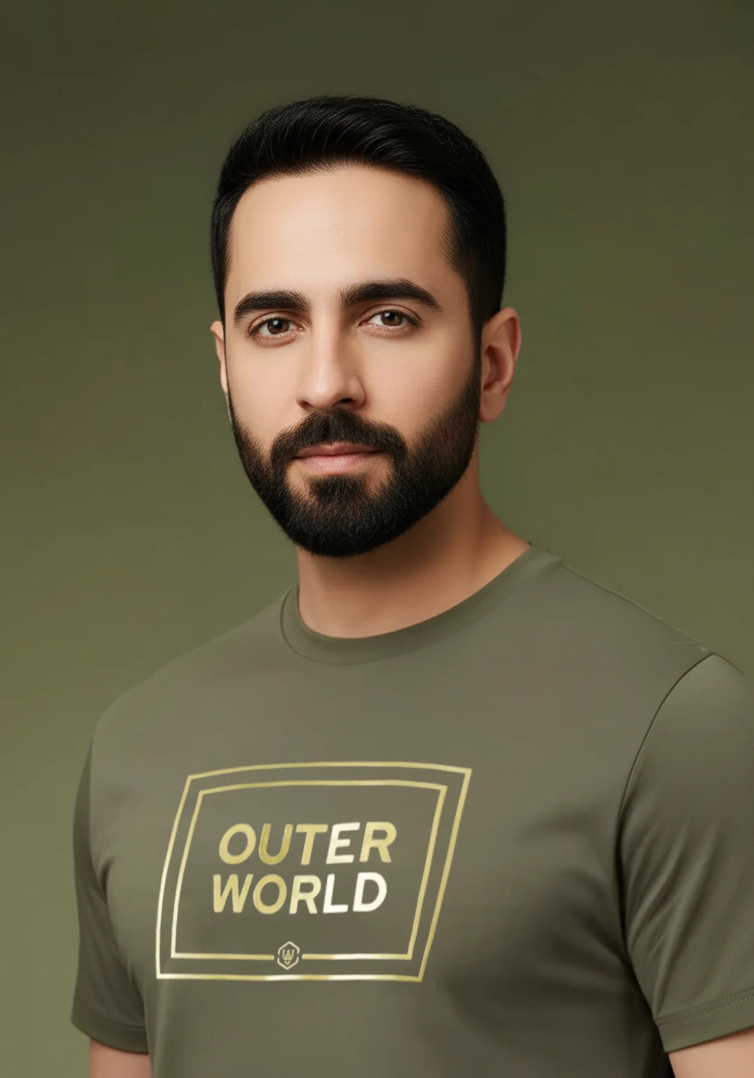 Olive Mirage Crewneck