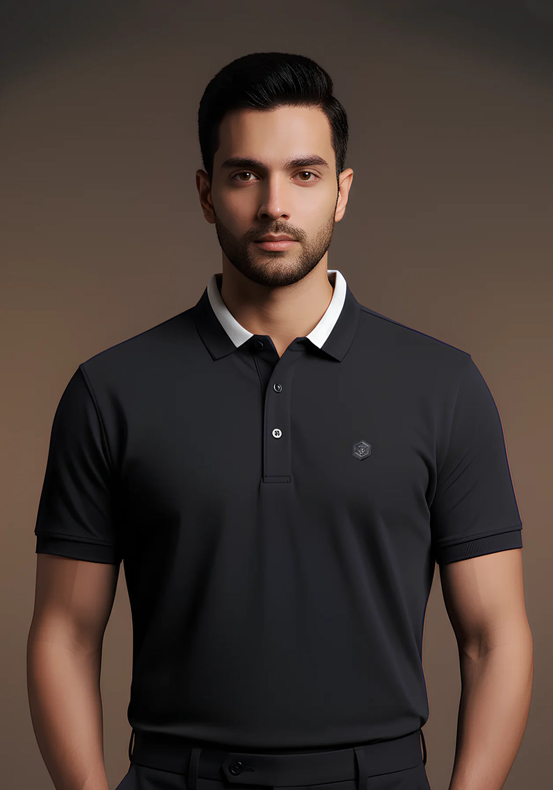 Afterglow Waffle Poloshirt