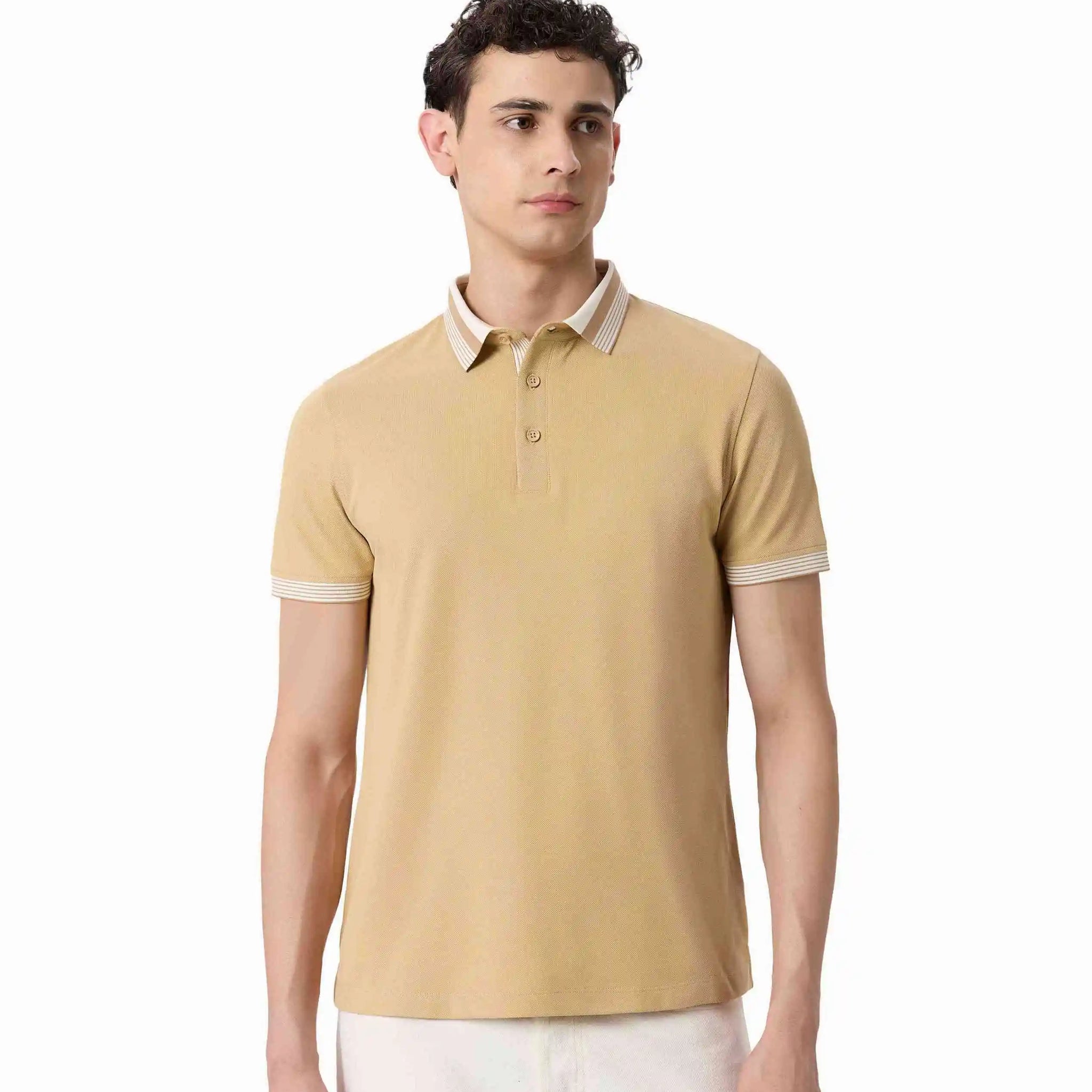 Club Manaco Polo Beige