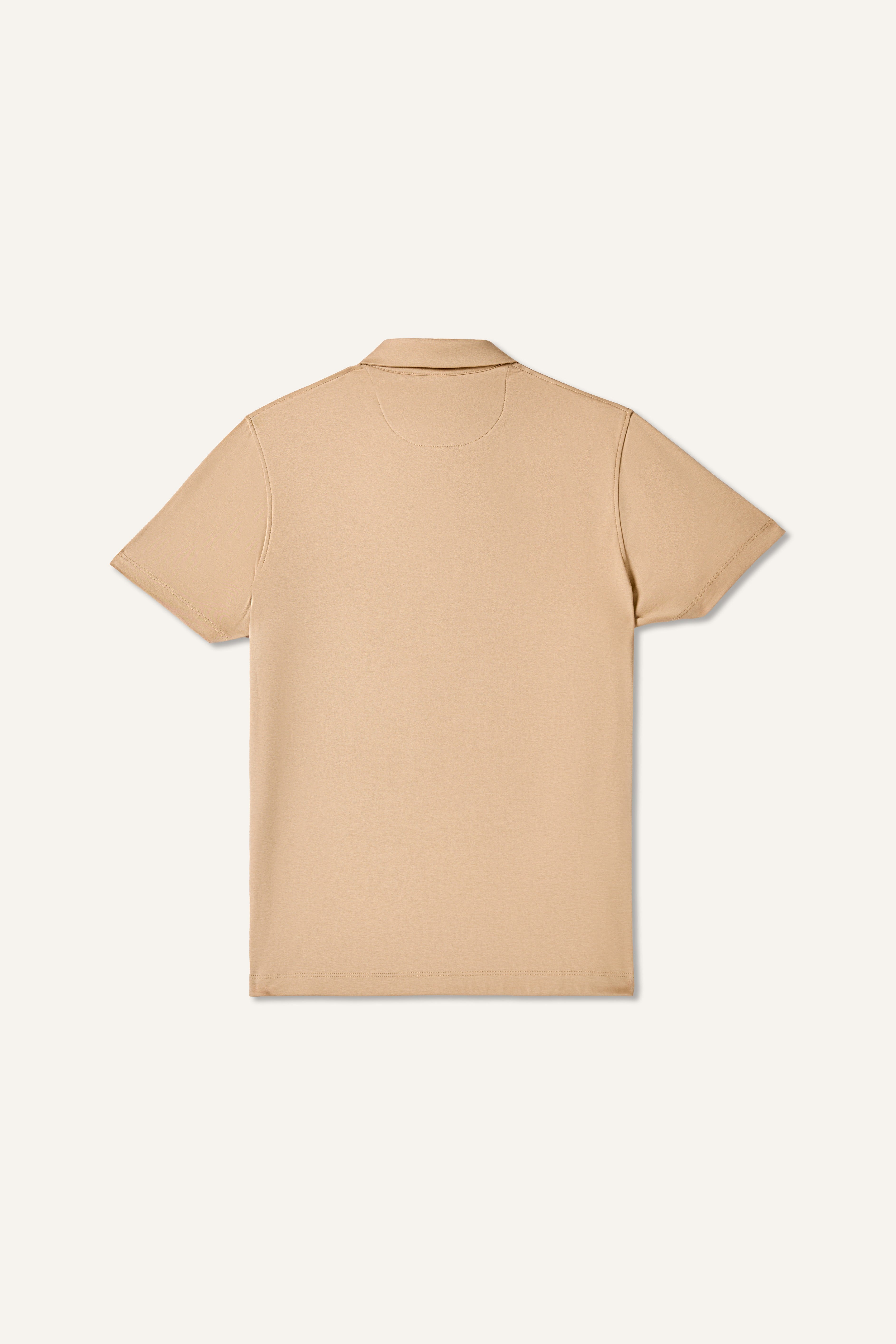 ARIN – The Lucky Dove Beige Polo-Lustra Cotton