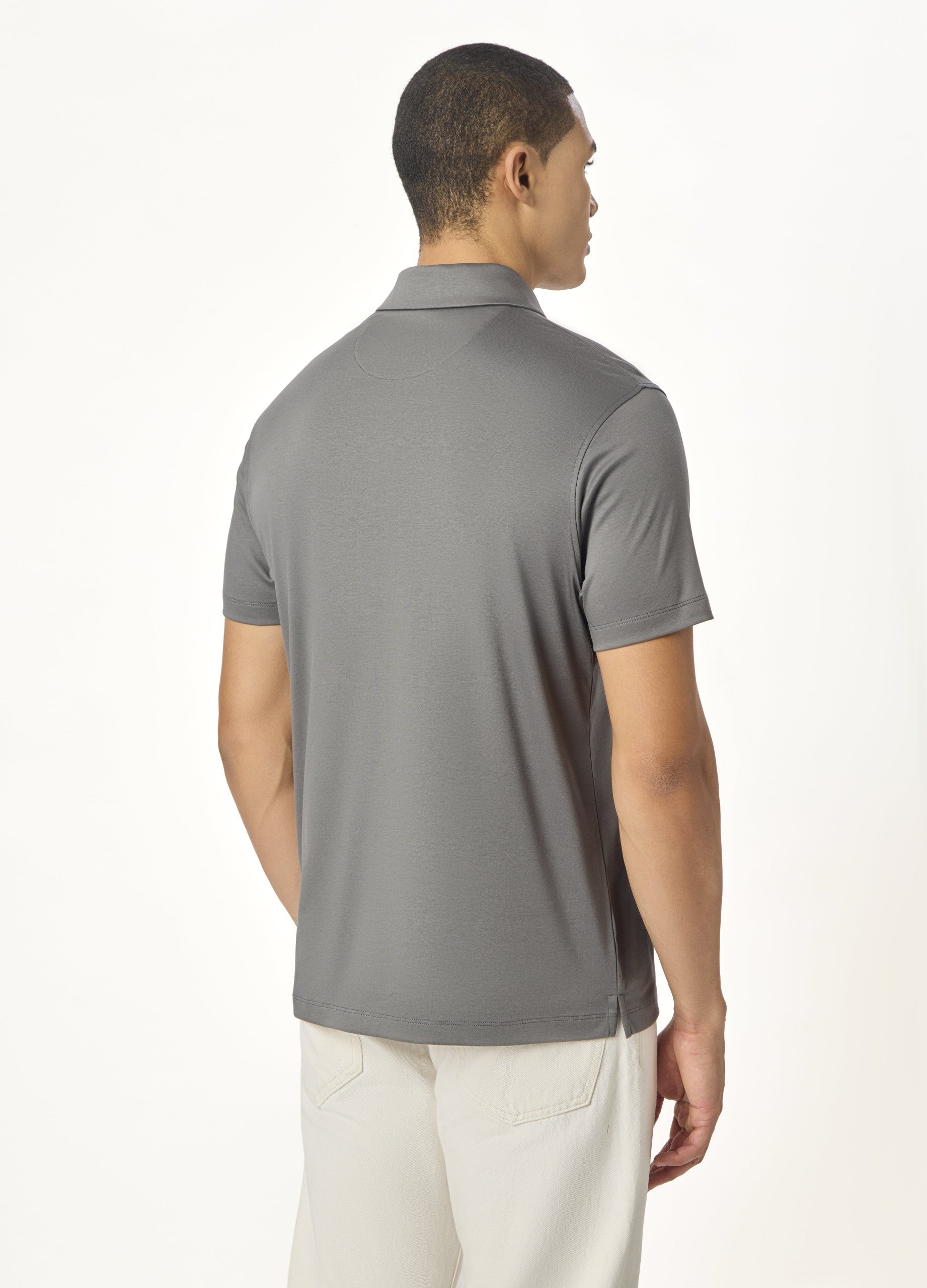 ARIN – The Lucky Dove Grey Polo-Lustra Cotton