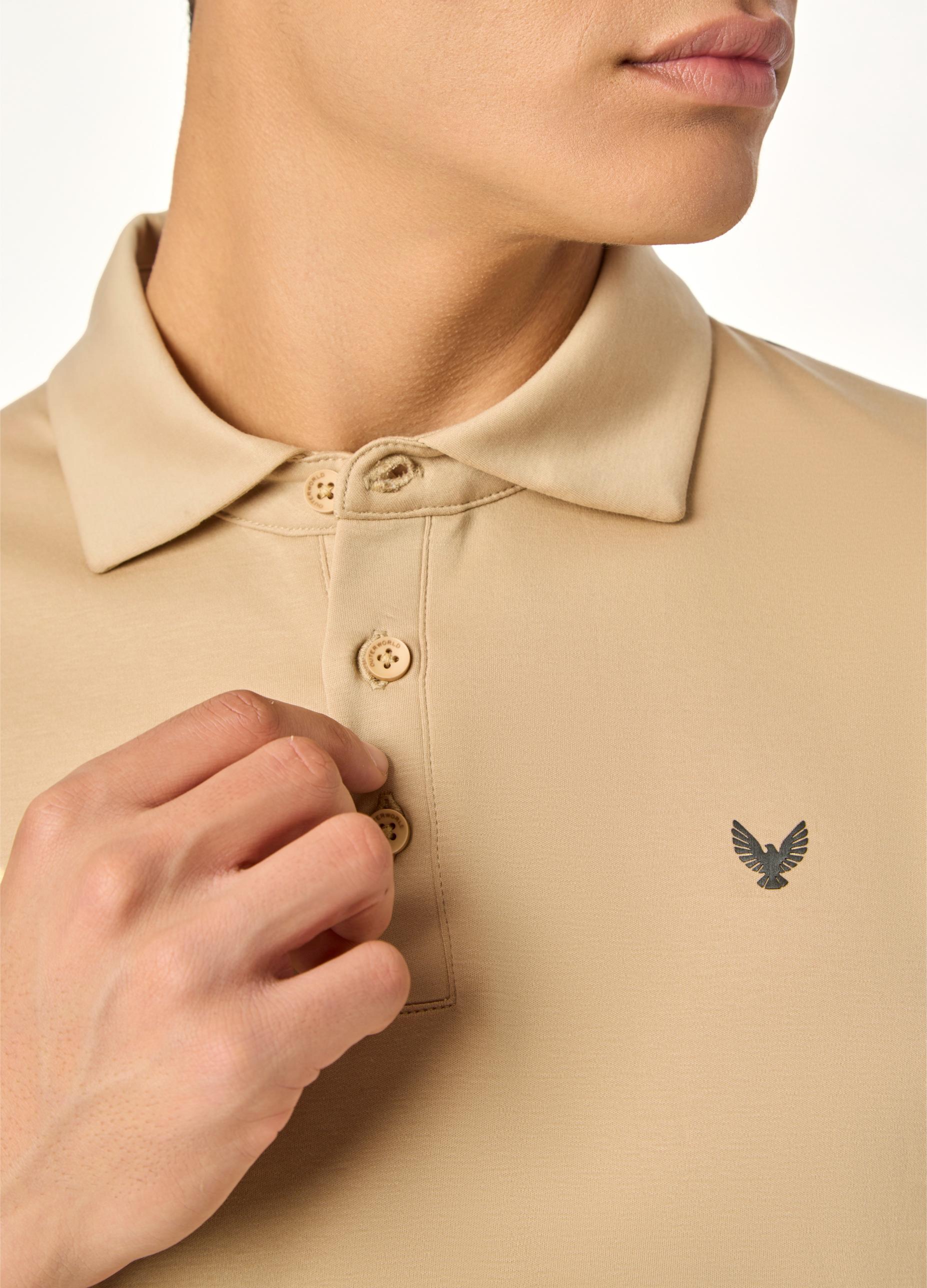ARIN – The Lucky Dove Beige Polo-Lustra Cotton