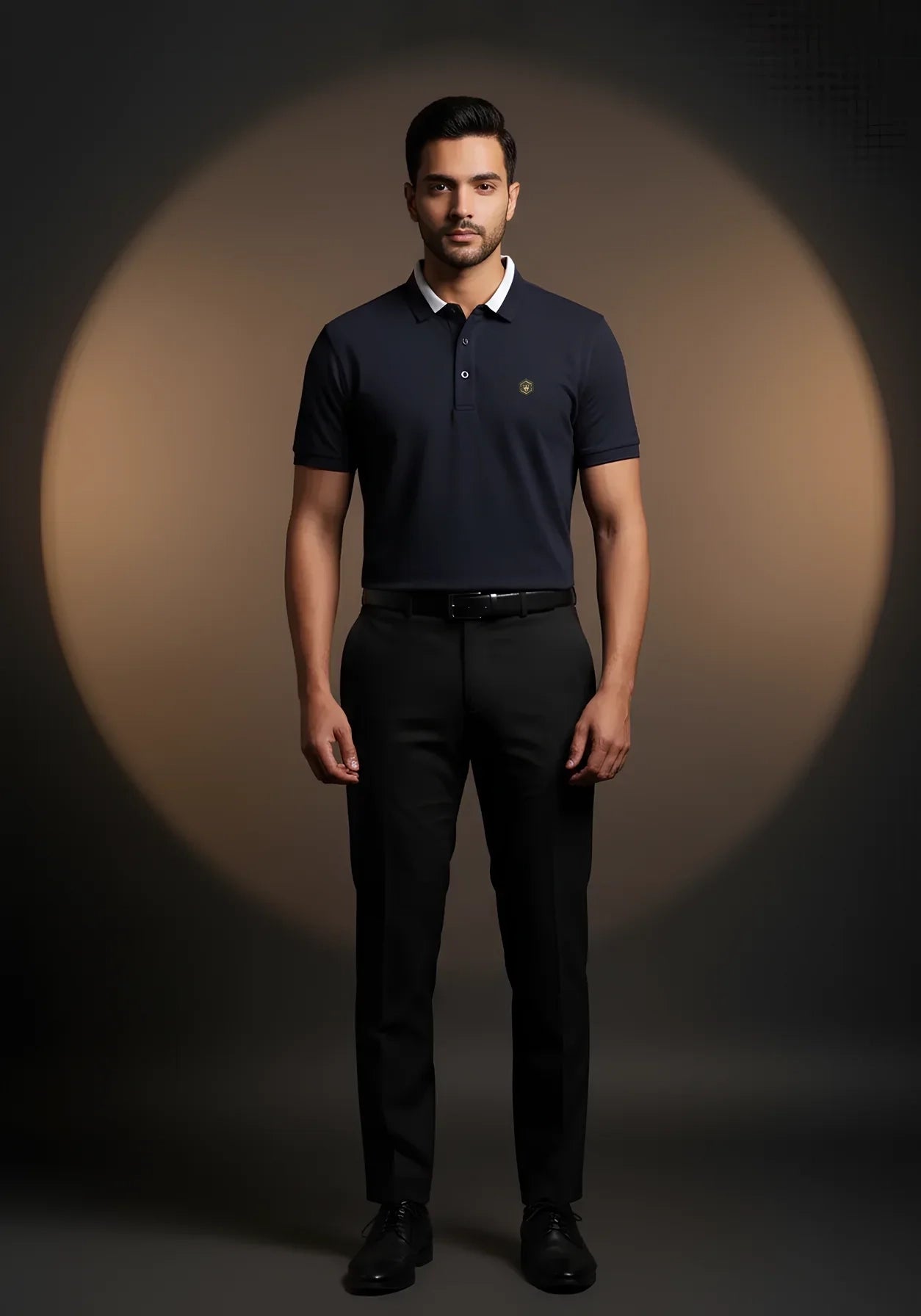 Afterglow Waffle Poloshirt