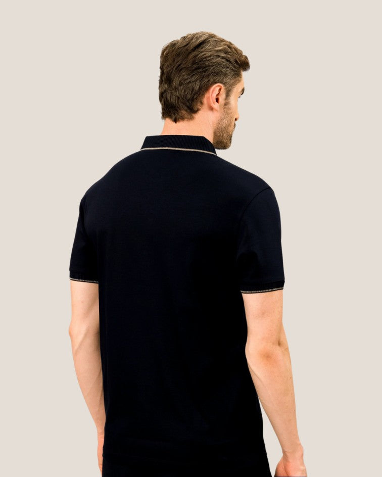 Regal Elegance Branded Badge Luxe Polo