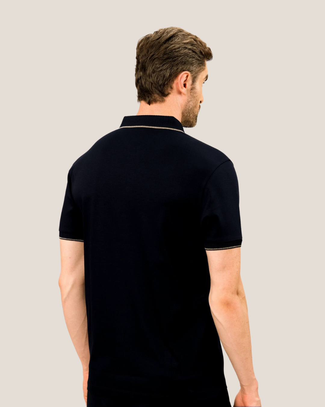 Regal Elegance Branded Badge Luxe Polo