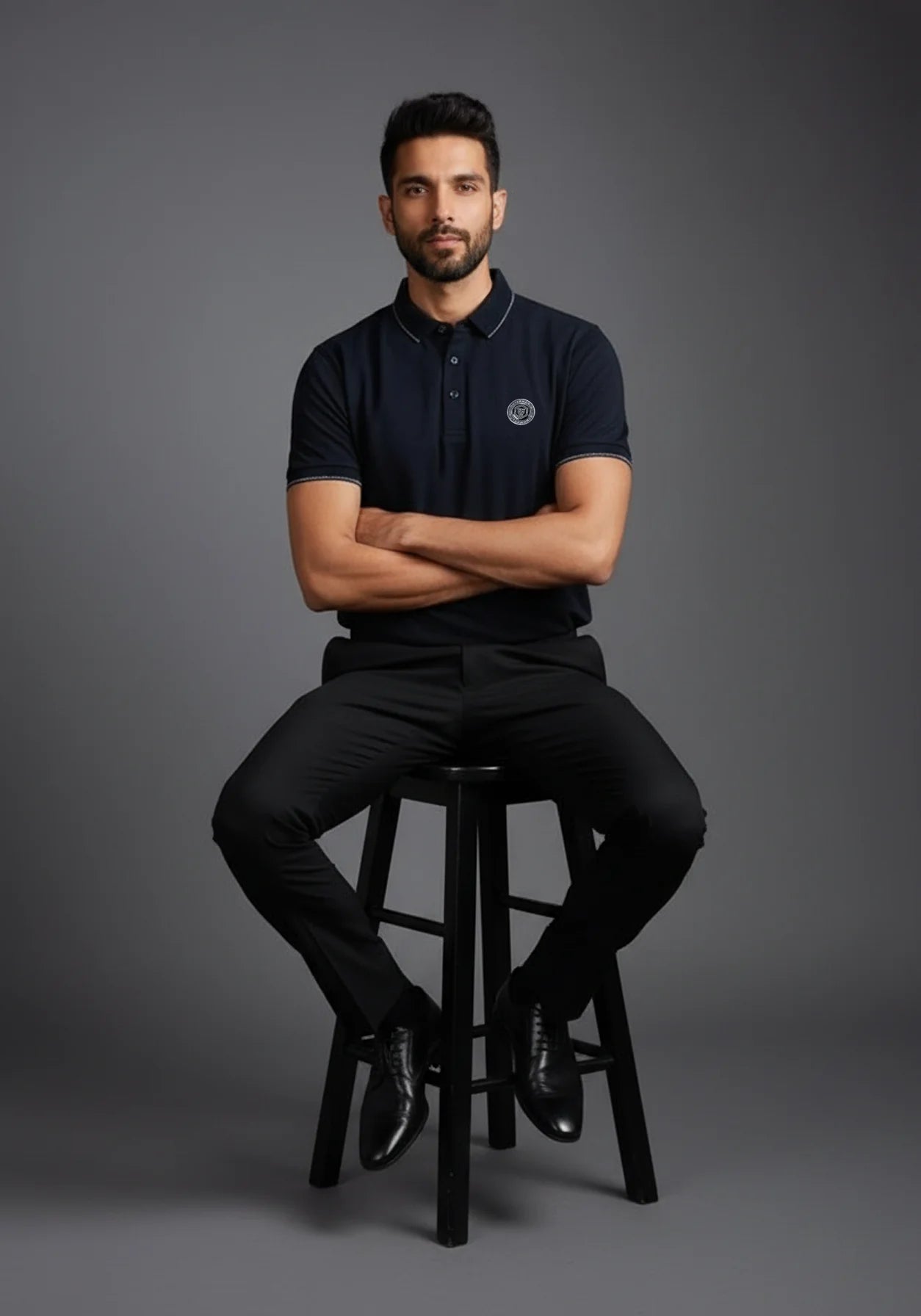 Gilded Classic Branded Badge Polo