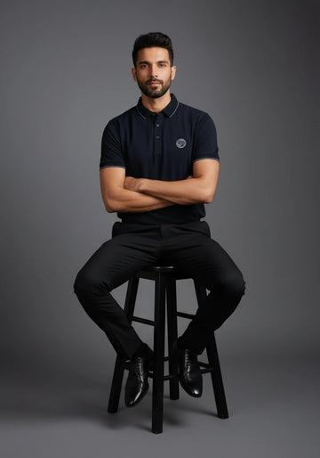 Gilded Classic Branded Badge Polo