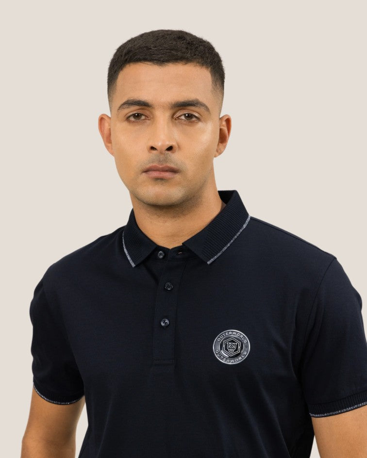 Gilded Classic Branded Badge Polo