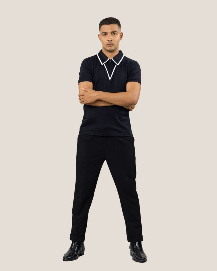 Midnight Luxe Spear Point Polo