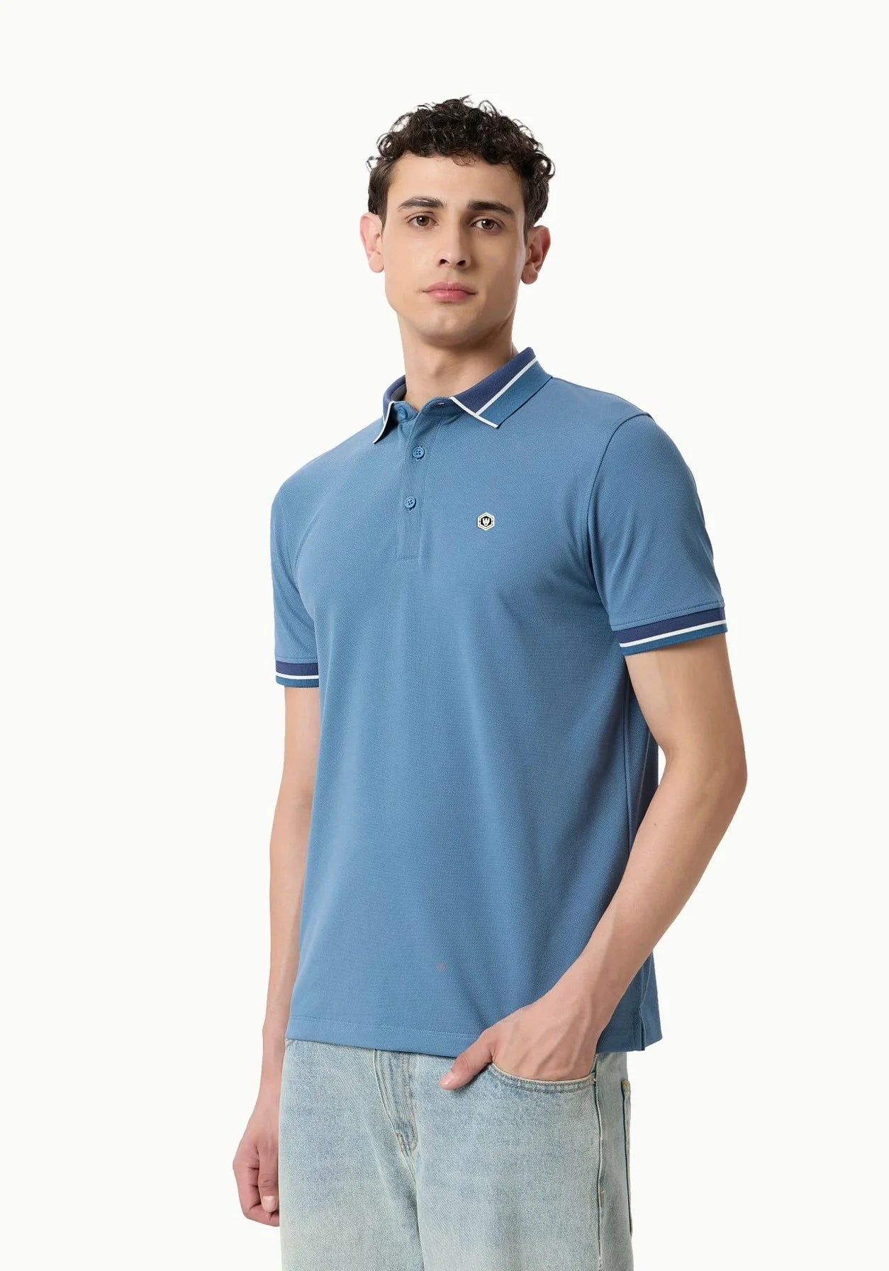 MAJE POLO AMBER BLUE