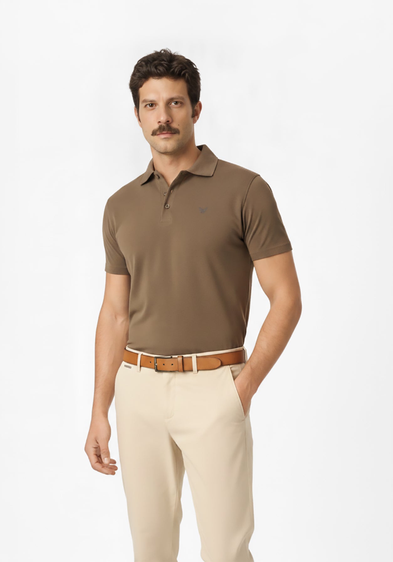 ARIN –Lucky Dove Brown Polo