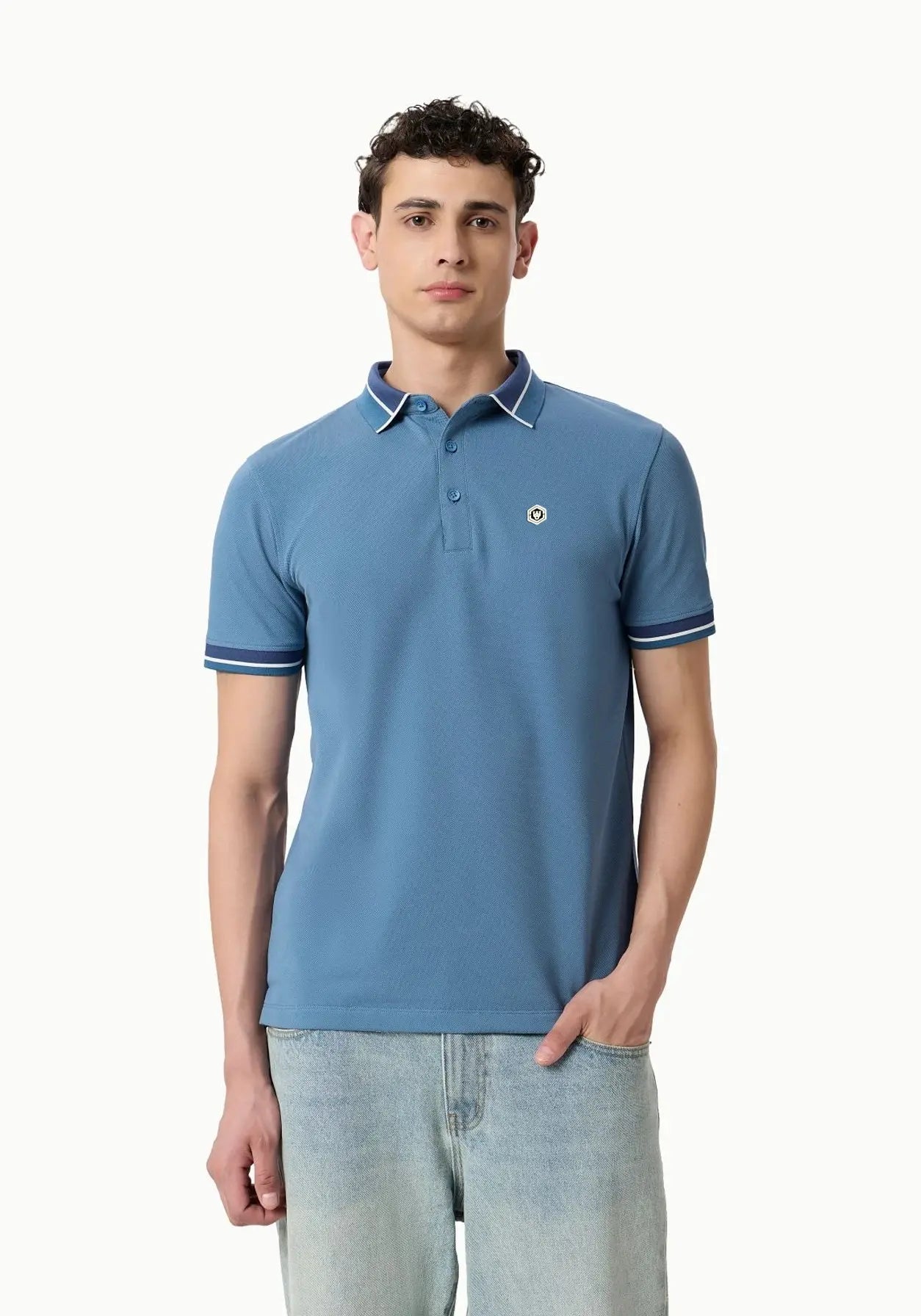 MAJE POLO AMBER BLUE