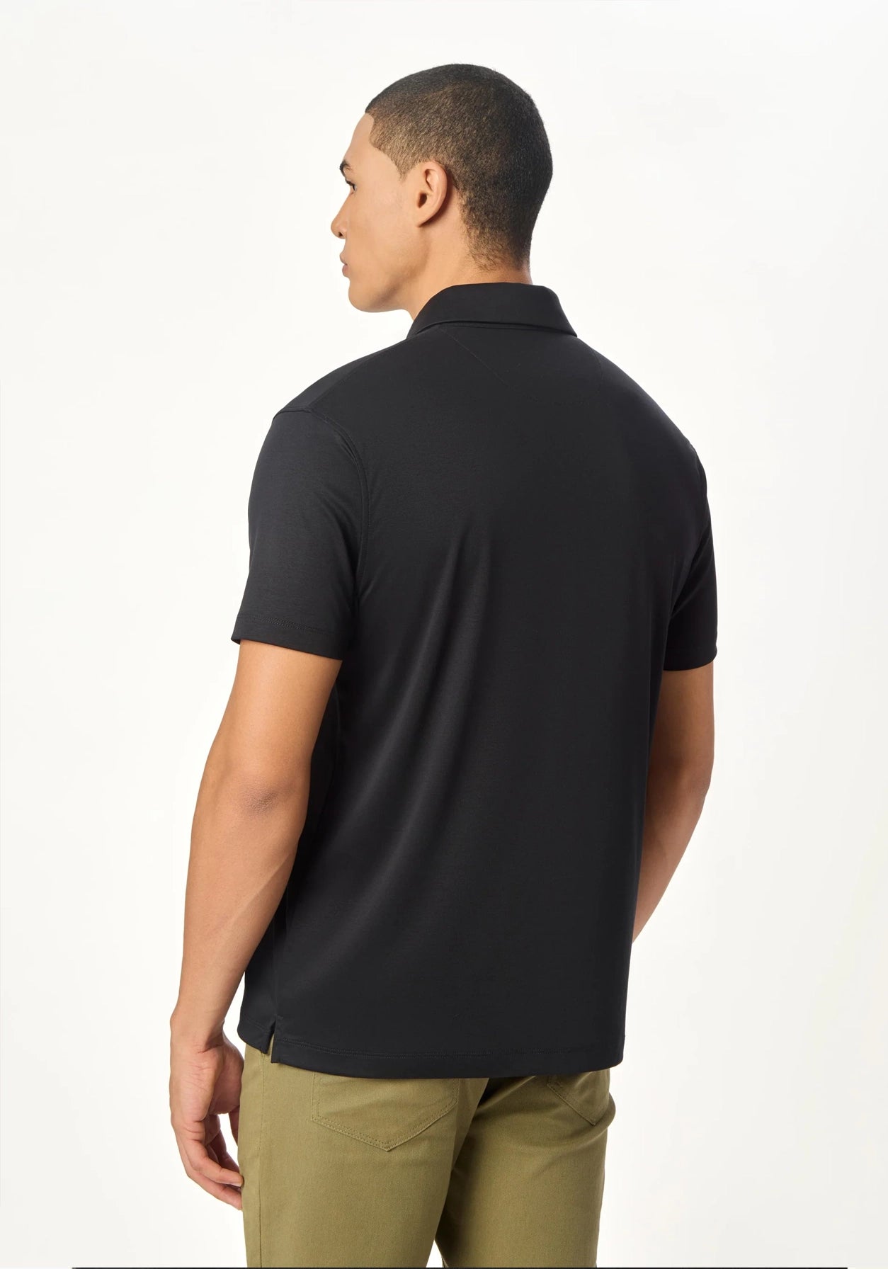 ARIN – The Lucky Dove Black Polo-Lustra Cotton
