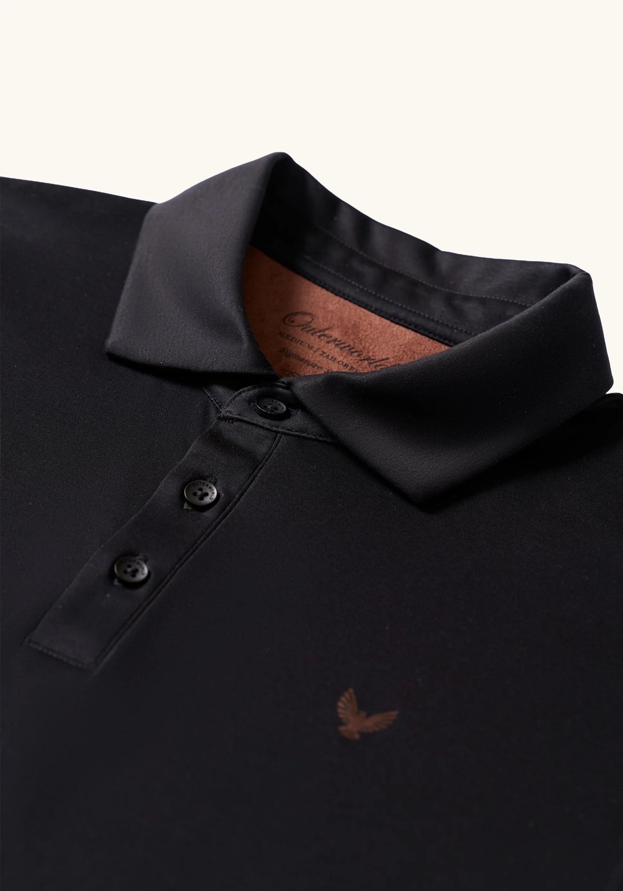 ARIN – The Lucky Dove Black Polo-Lustra Cotton