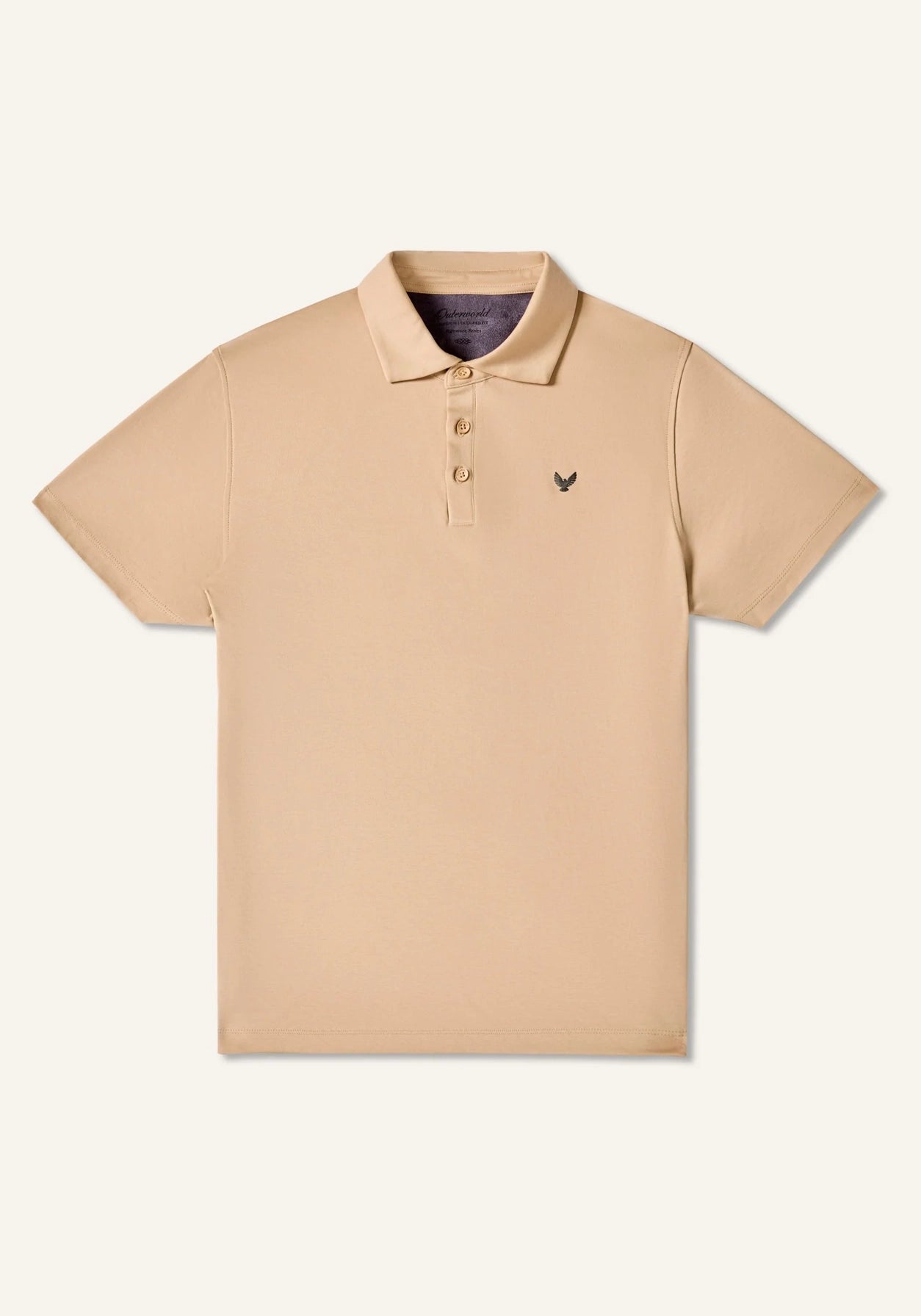 ARIN – The Lucky Dove Beige Polo-Lustra Cotton