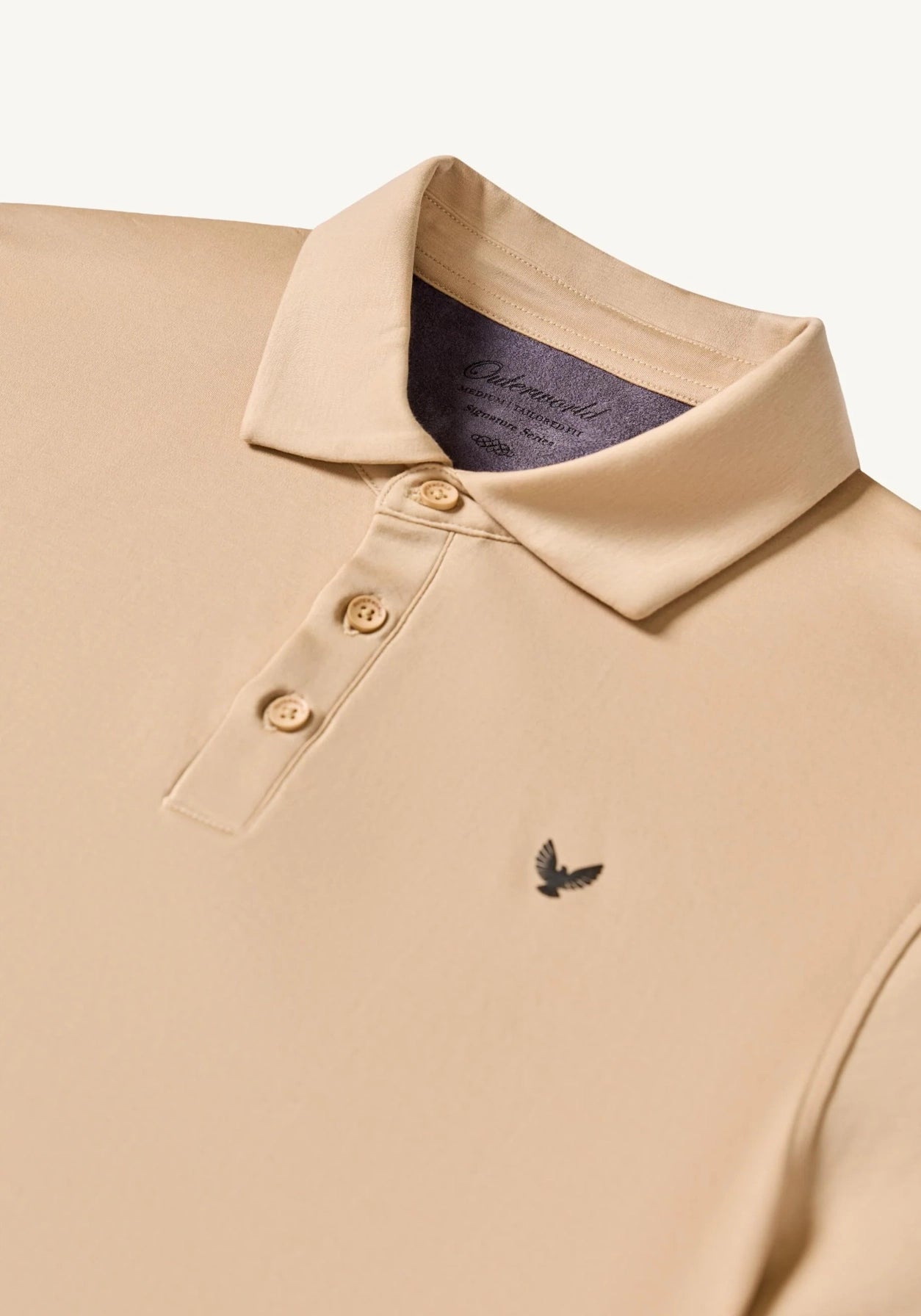 ARIN – The Lucky Dove Beige Polo-Lustra Cotton
