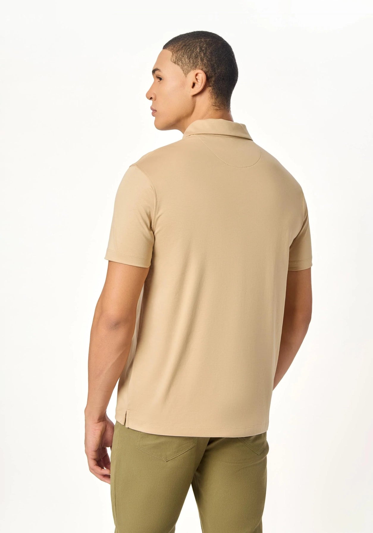 ARIN – The Lucky Dove Beige Polo-Lustra Cotton