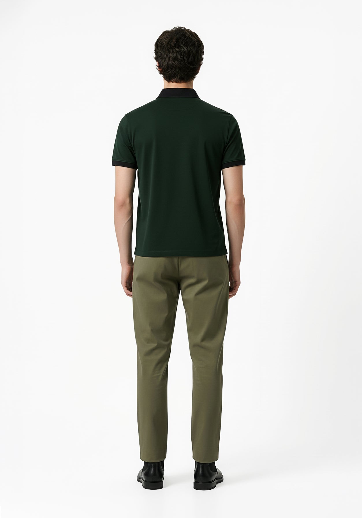 Founders Zipper Polo Green