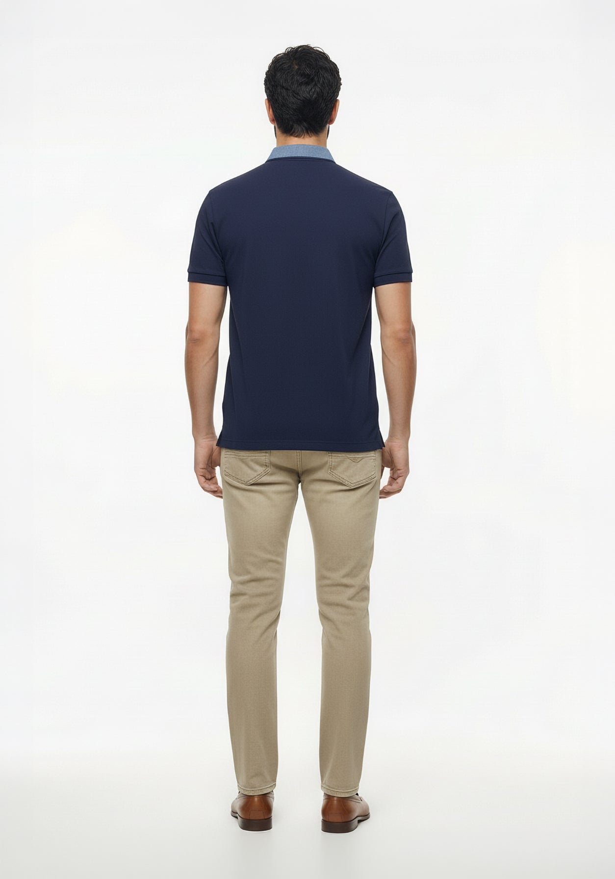 Thrive Blue Collar Polo