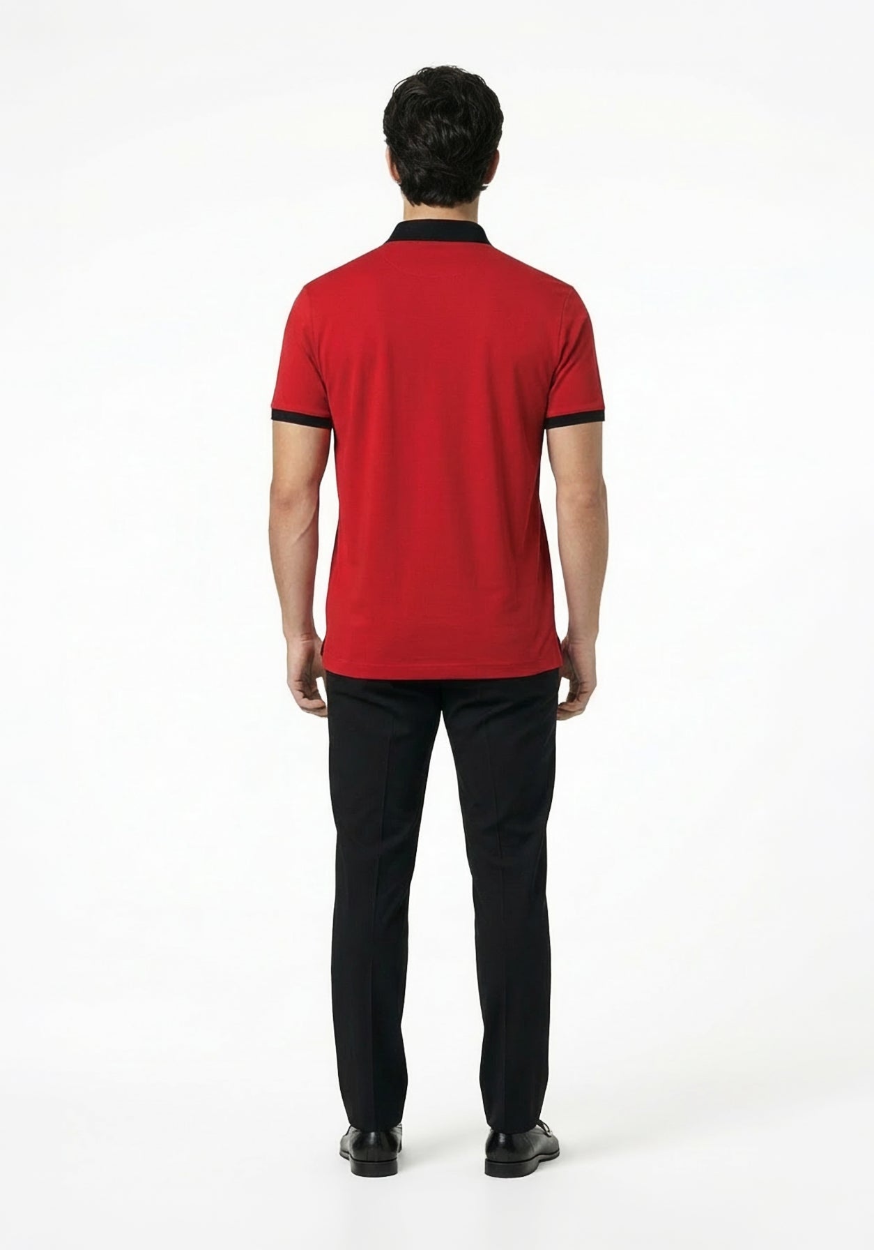 Founders Zipper Polo Red