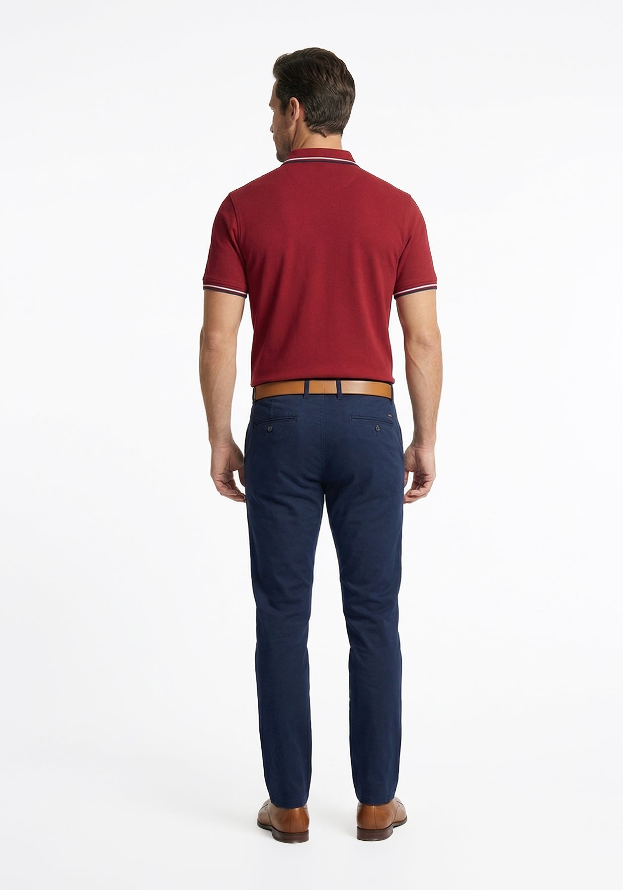Thrive Red Collar Polo