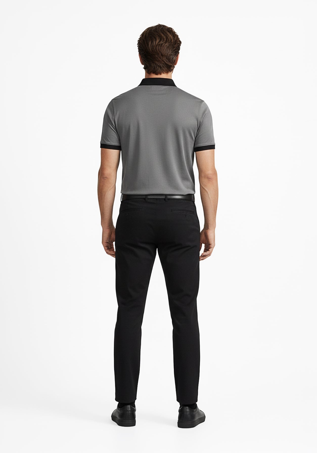 Founders Zipper Polo Grey