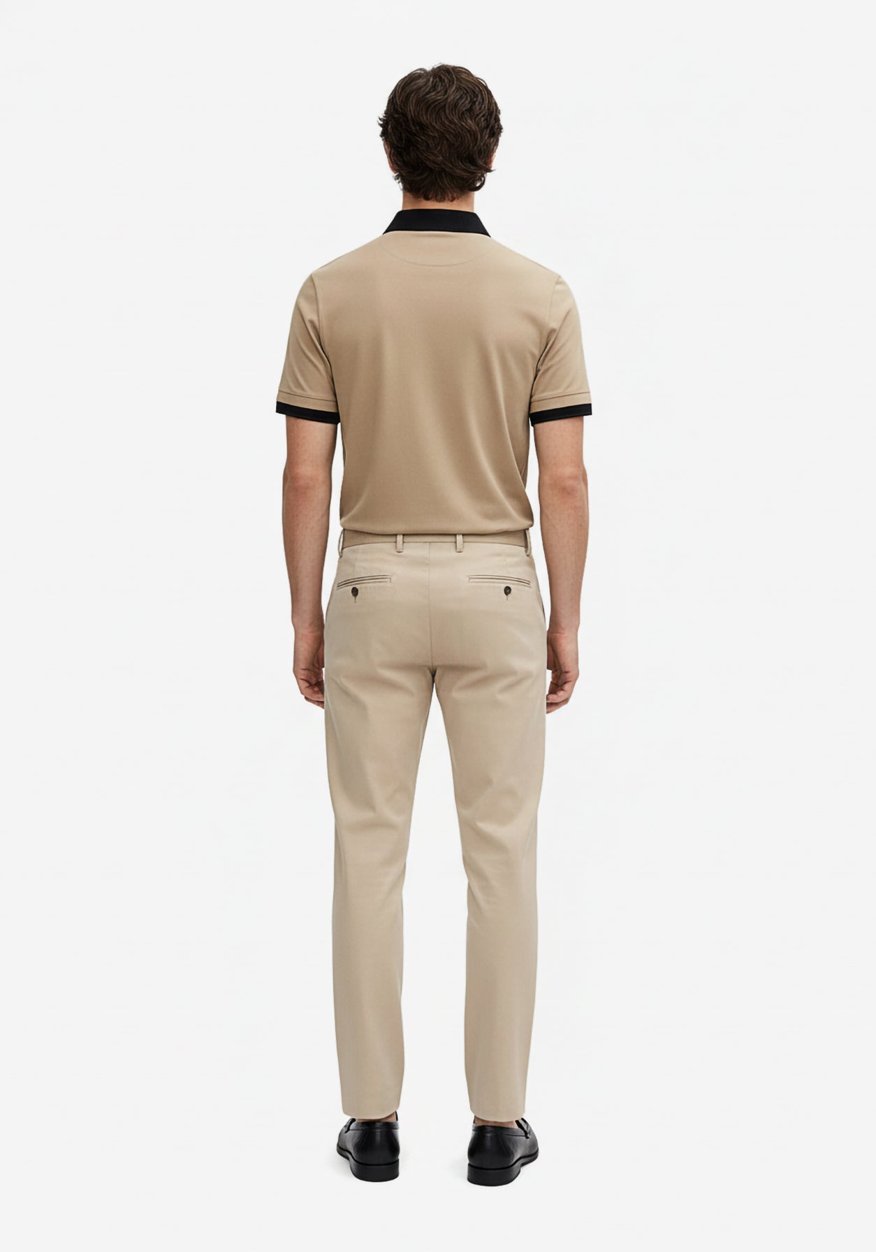 Founders Zipper Polo Beige