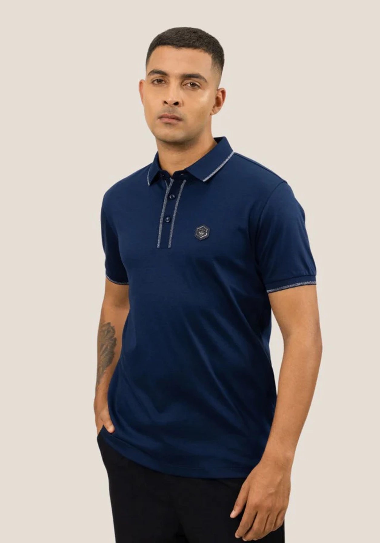 Blue Ember Luxe Poloshirt
