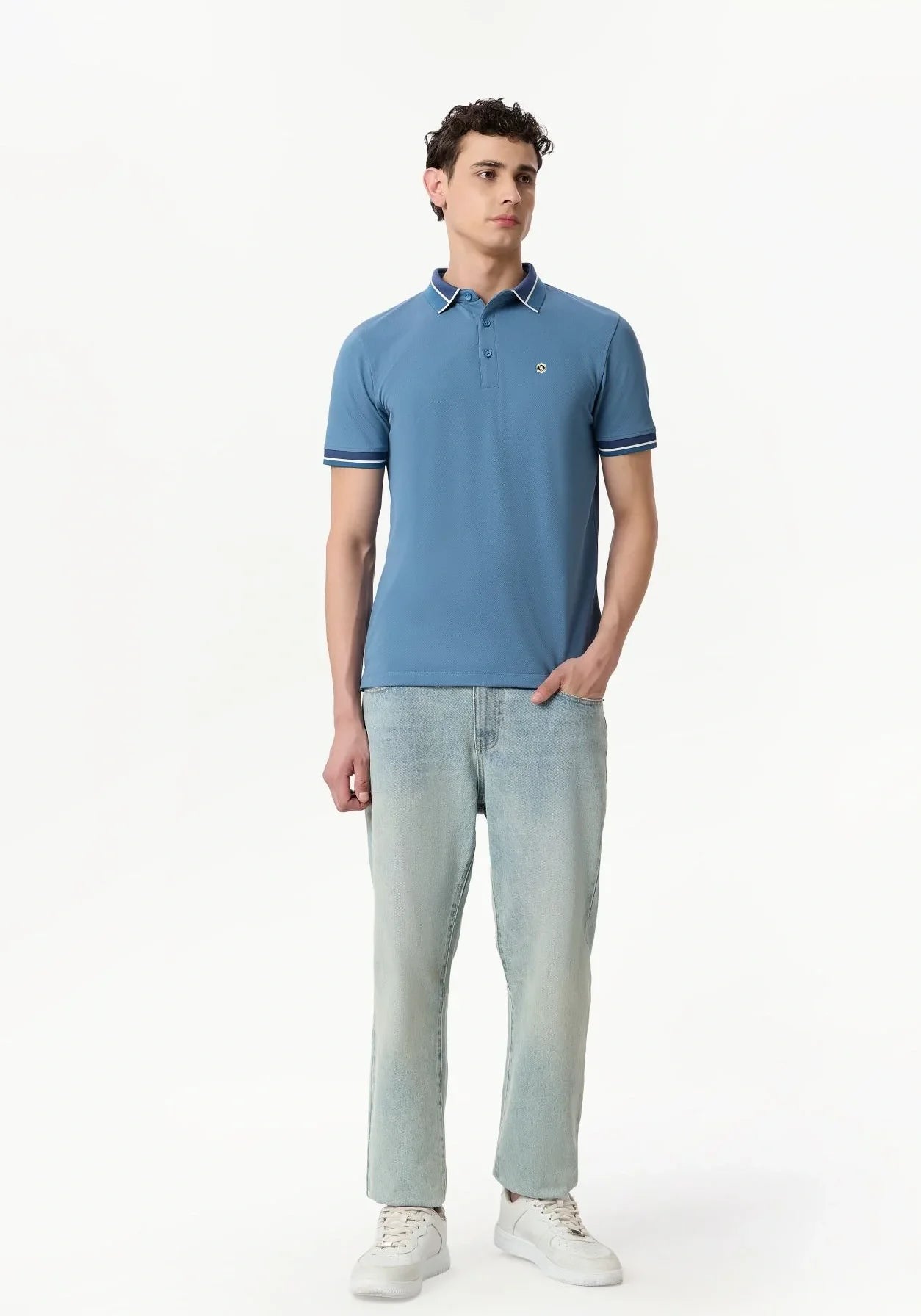 MAJE POLO AMBER BLUE