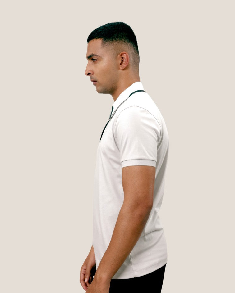 Spear Point Collar Poloshirt