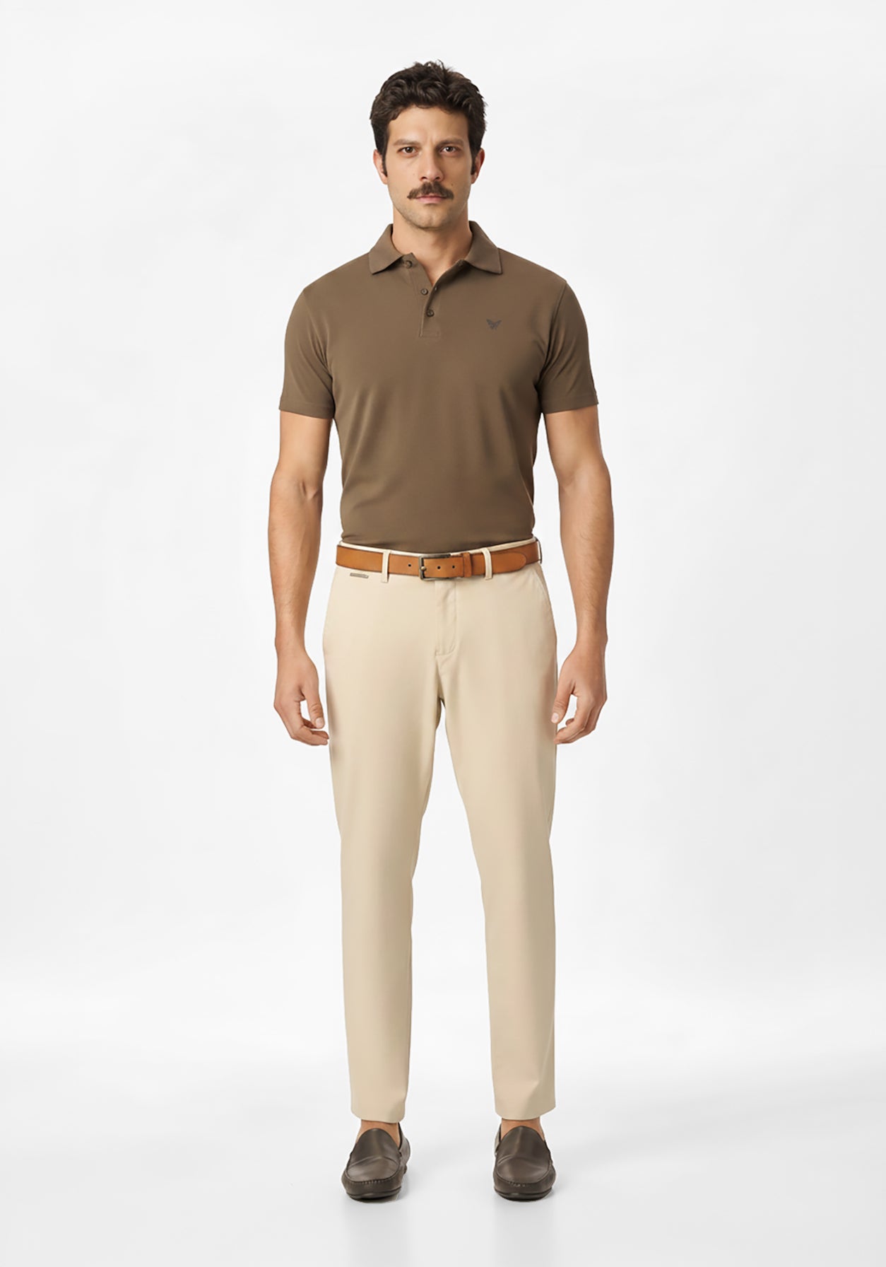 ARIN –Lucky Dove Brown Polo