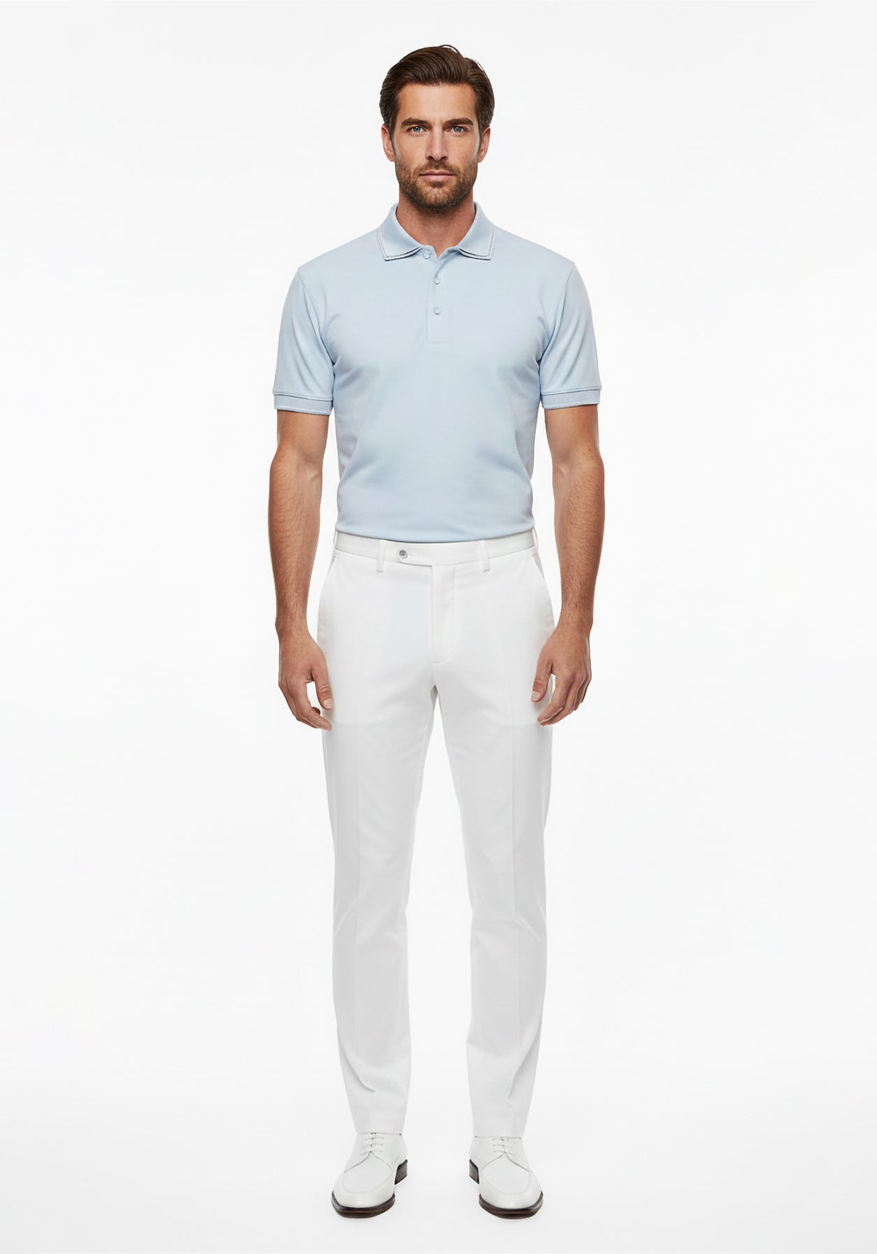 Twin Collar True Powder Blue