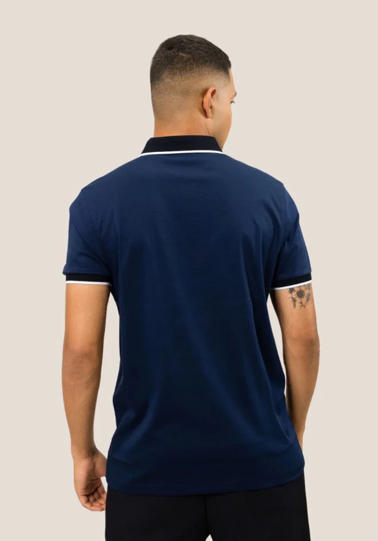 Midnight Majesty Signature Hexagon Button Polo