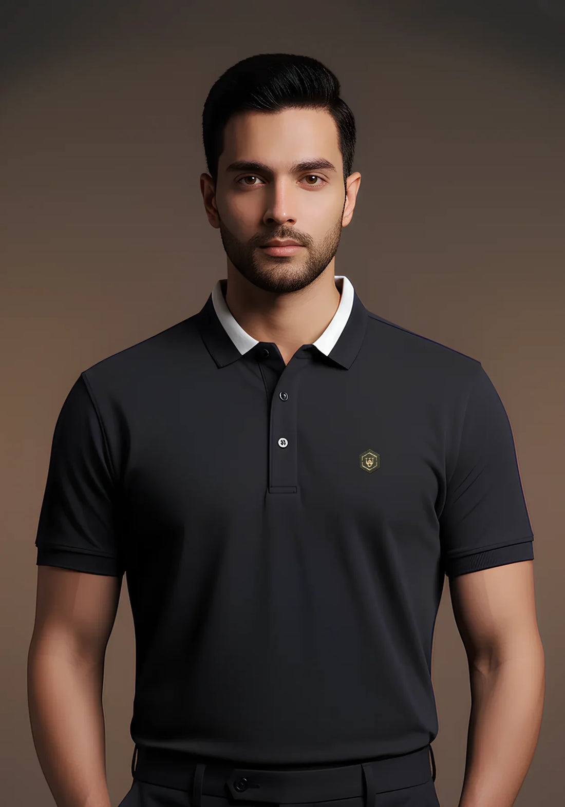 Afterglow Waffle Poloshirt