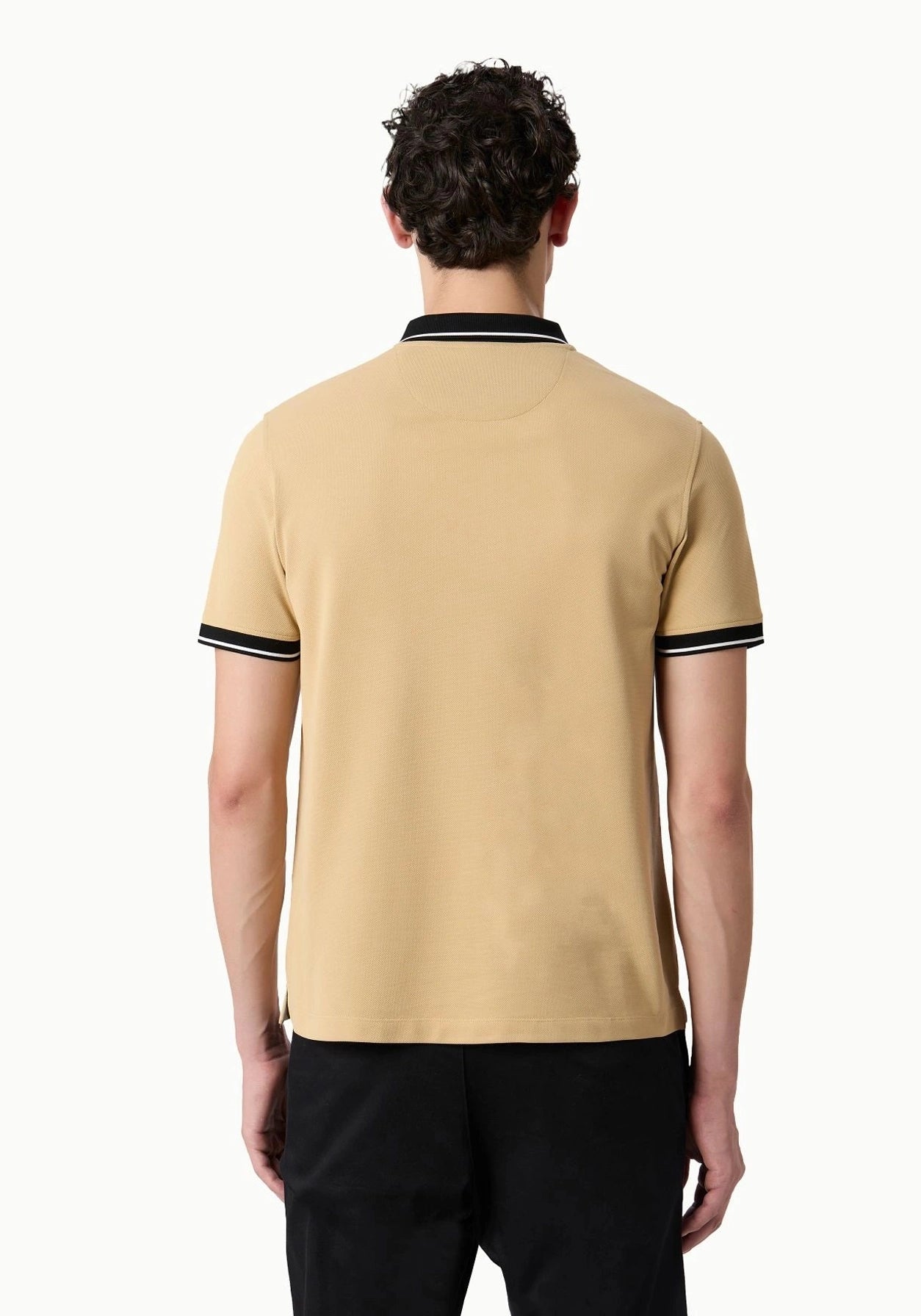 AZURE TRIM POLO BEIGE