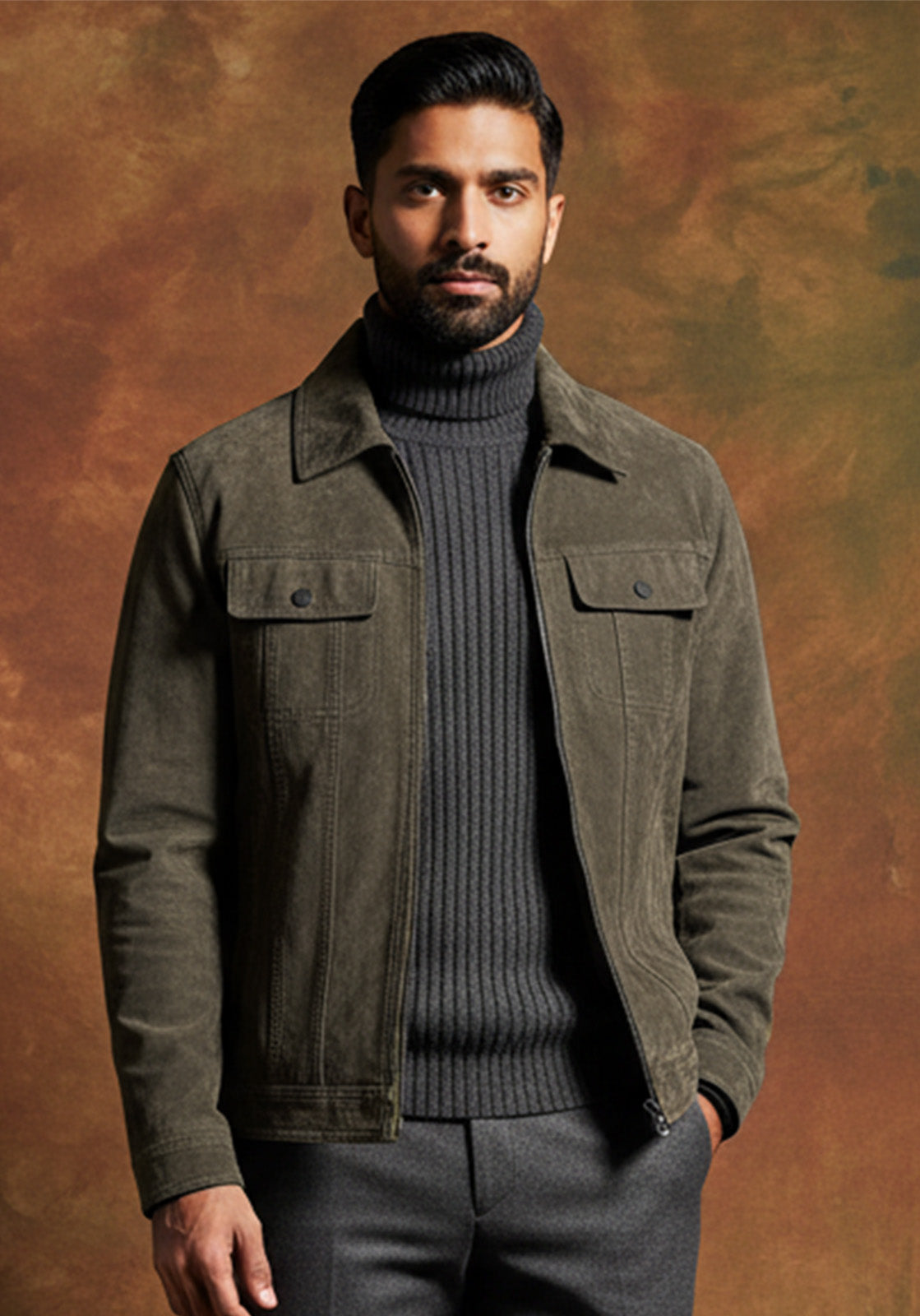 The Mossborne Grand Suede Jacket