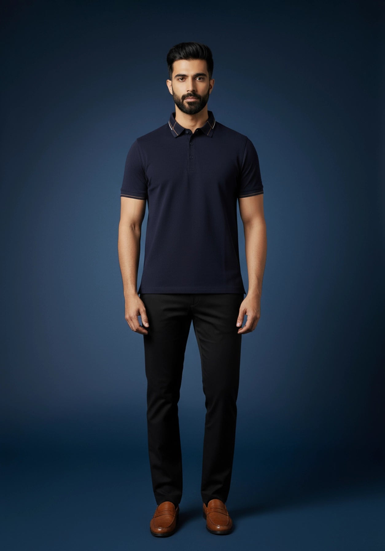 ZARO Polo Navy Blue