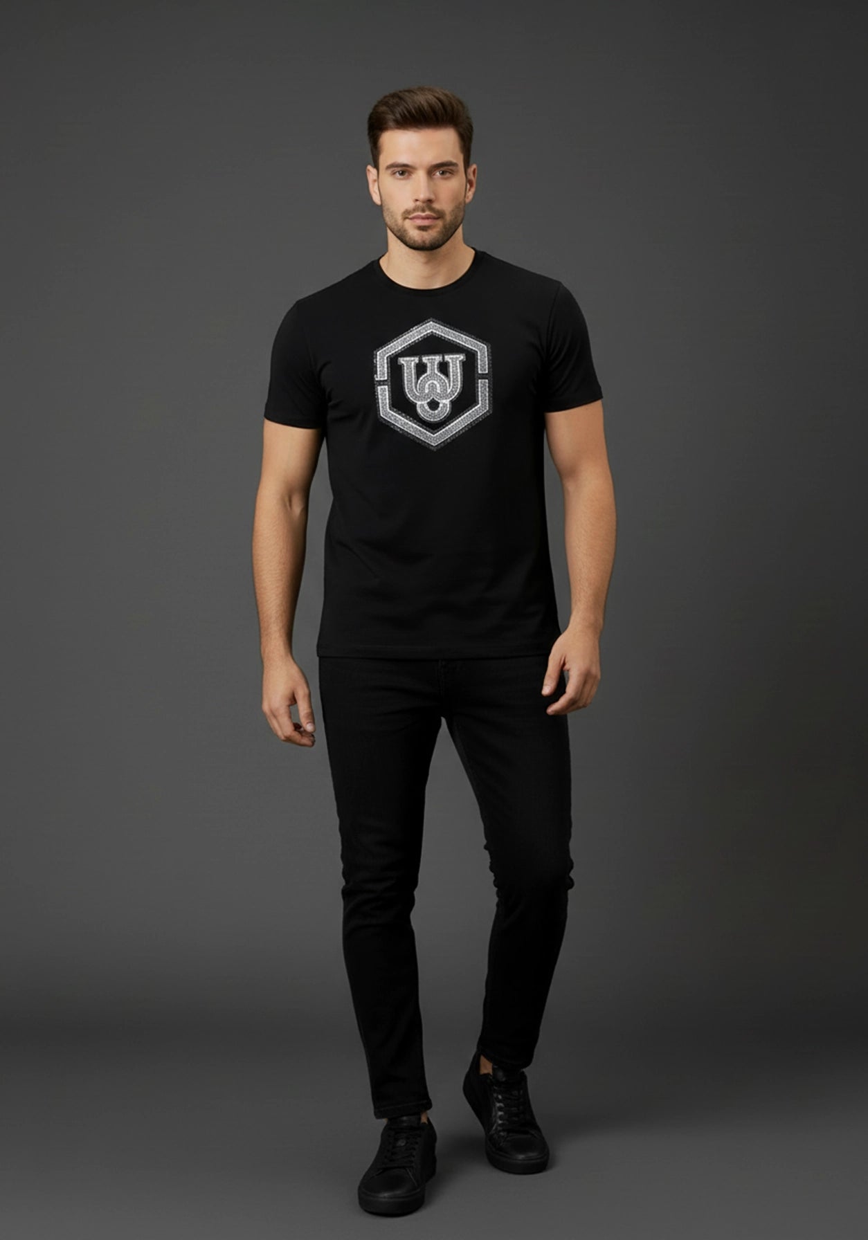 Luxe Noir Crewneck