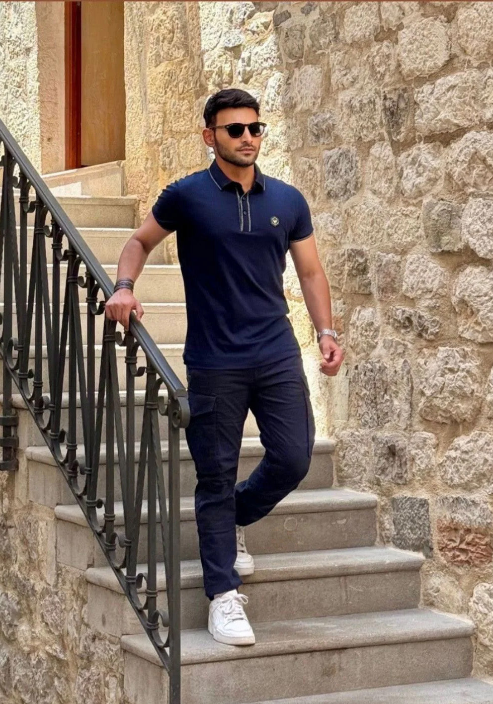 Blue Ember Luxe Poloshirt