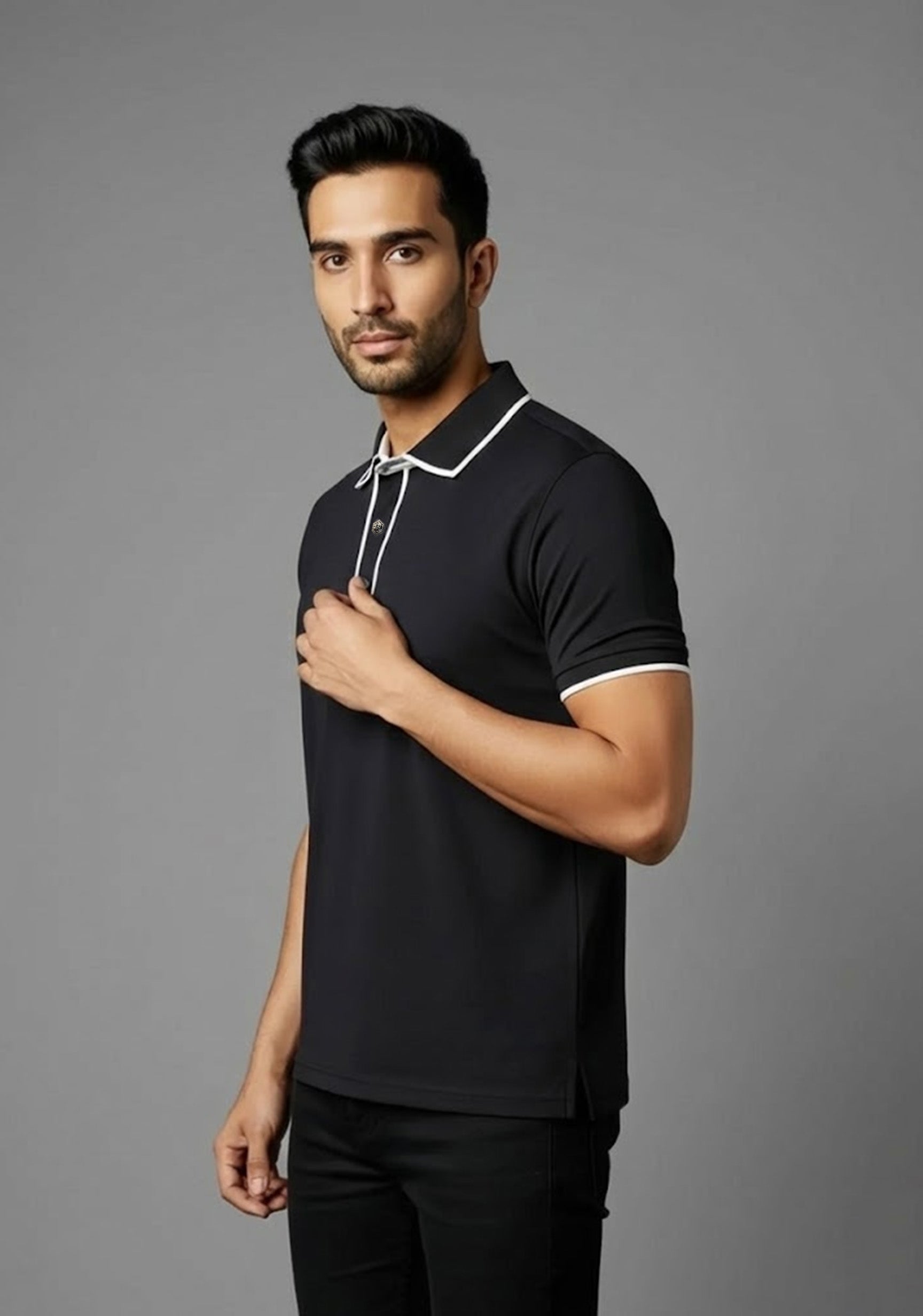 The Velvet Hour Liquid Polo Black