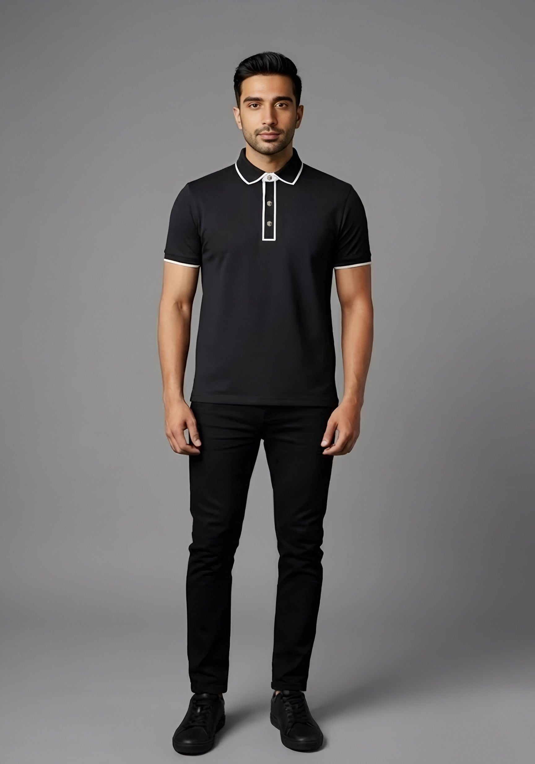 The Velvet Hour Liquid Polo Black