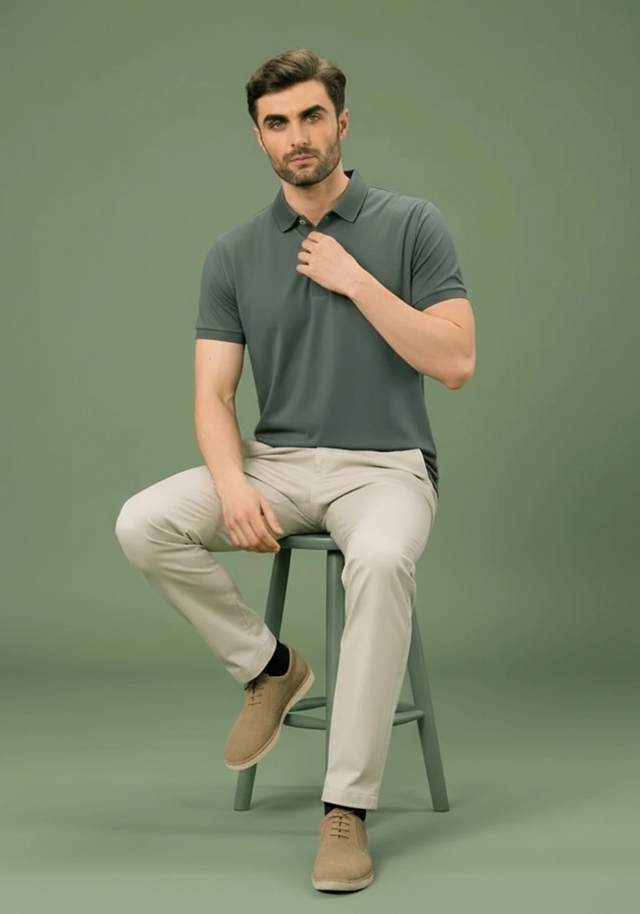 Moss Monarch Luxe Polo