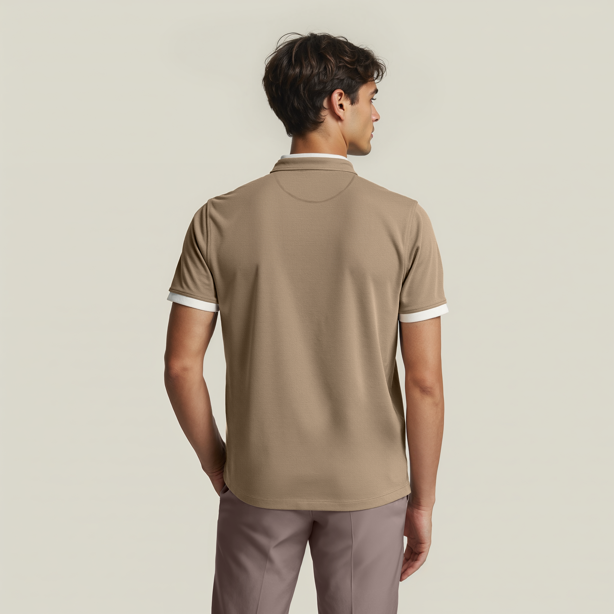 The Manor Club Polo - Taupe Sand
