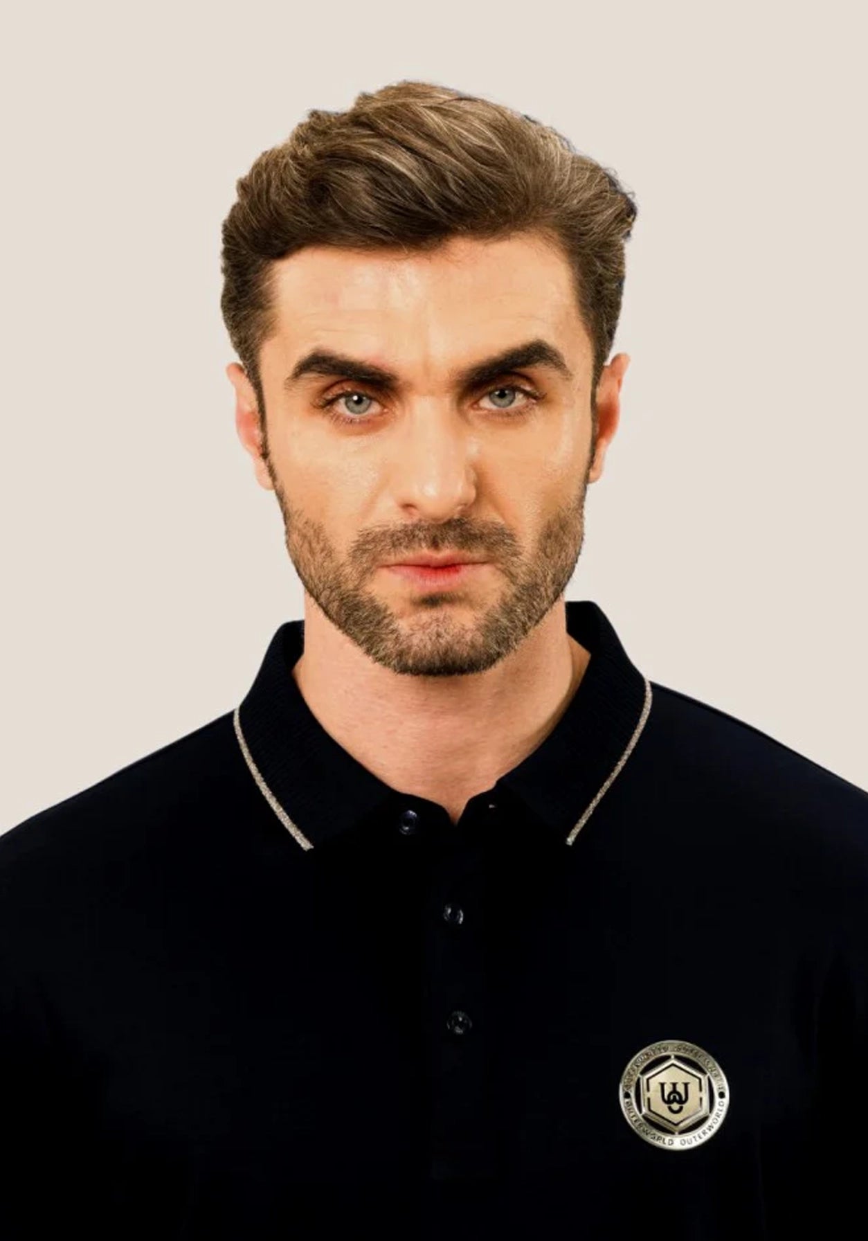 Regal Elegance Branded Badge Luxe Polo
