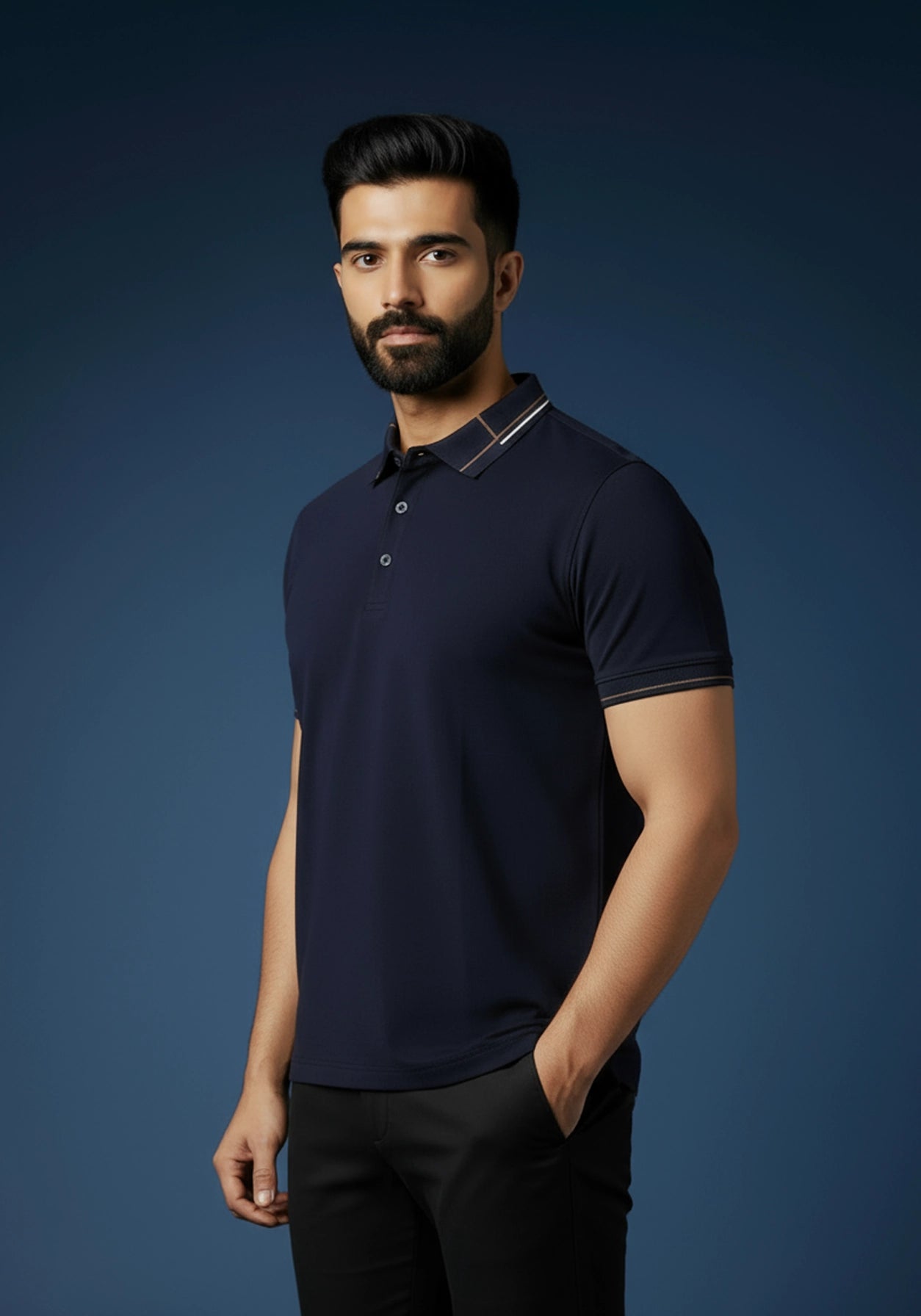 ZARO Polo Navy Blue