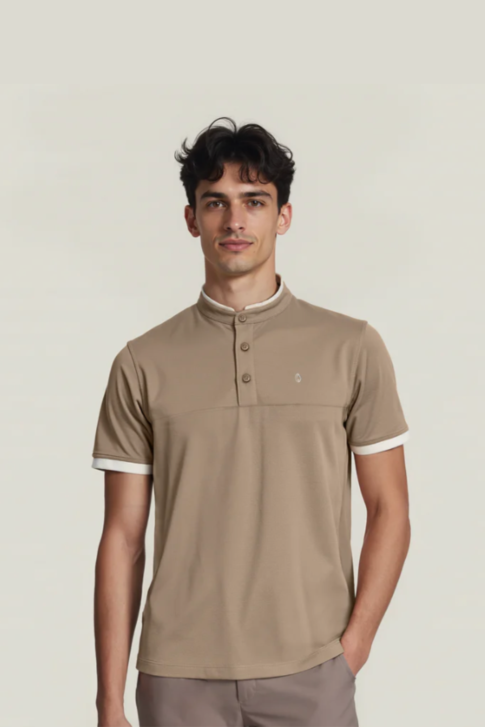 The Manor Club Polo - Taupe Sand