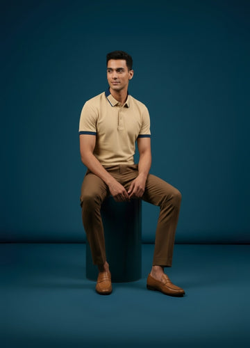 Midnight Amber Polo Beige