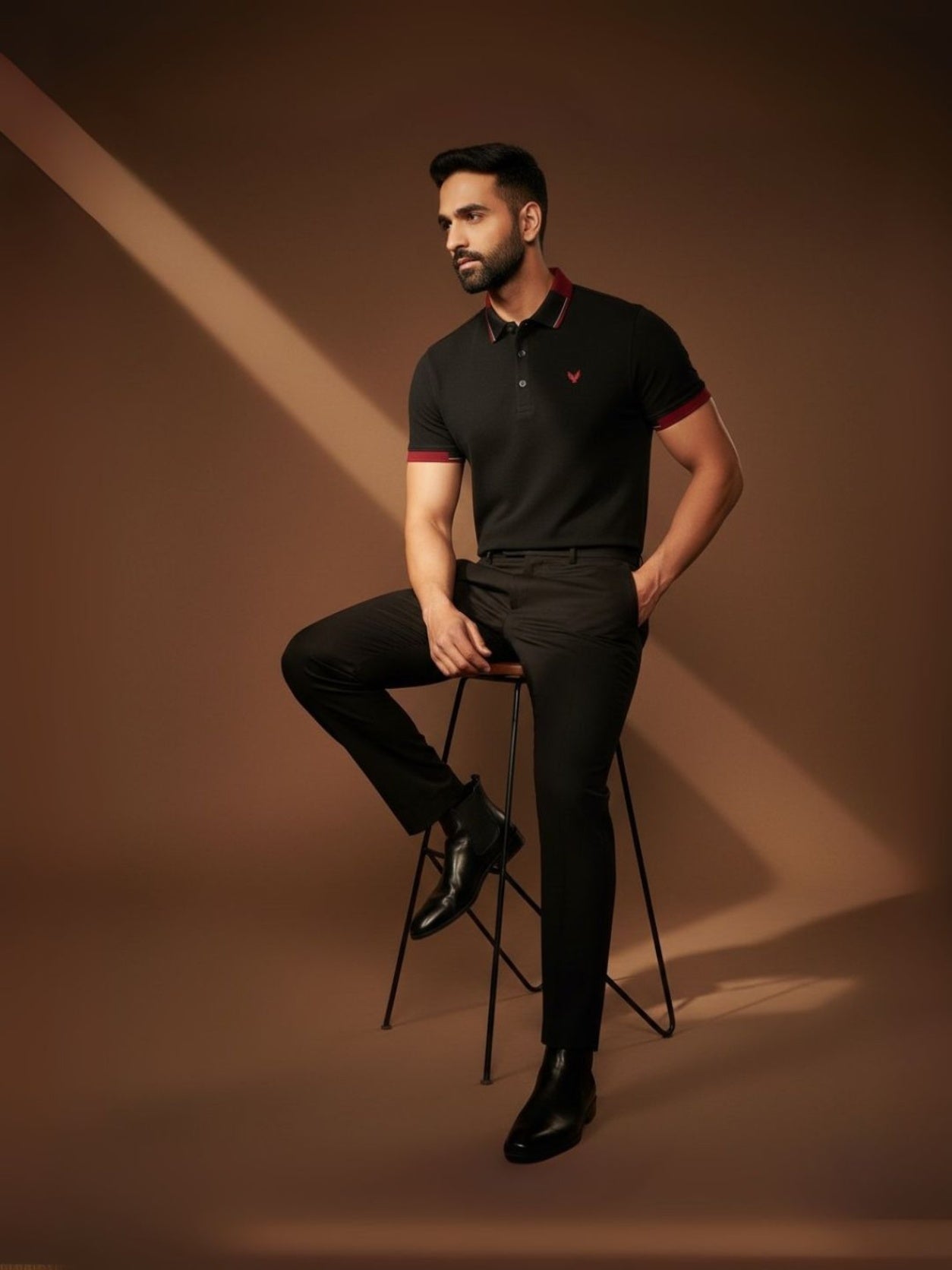 Midnight Amber Polo Black